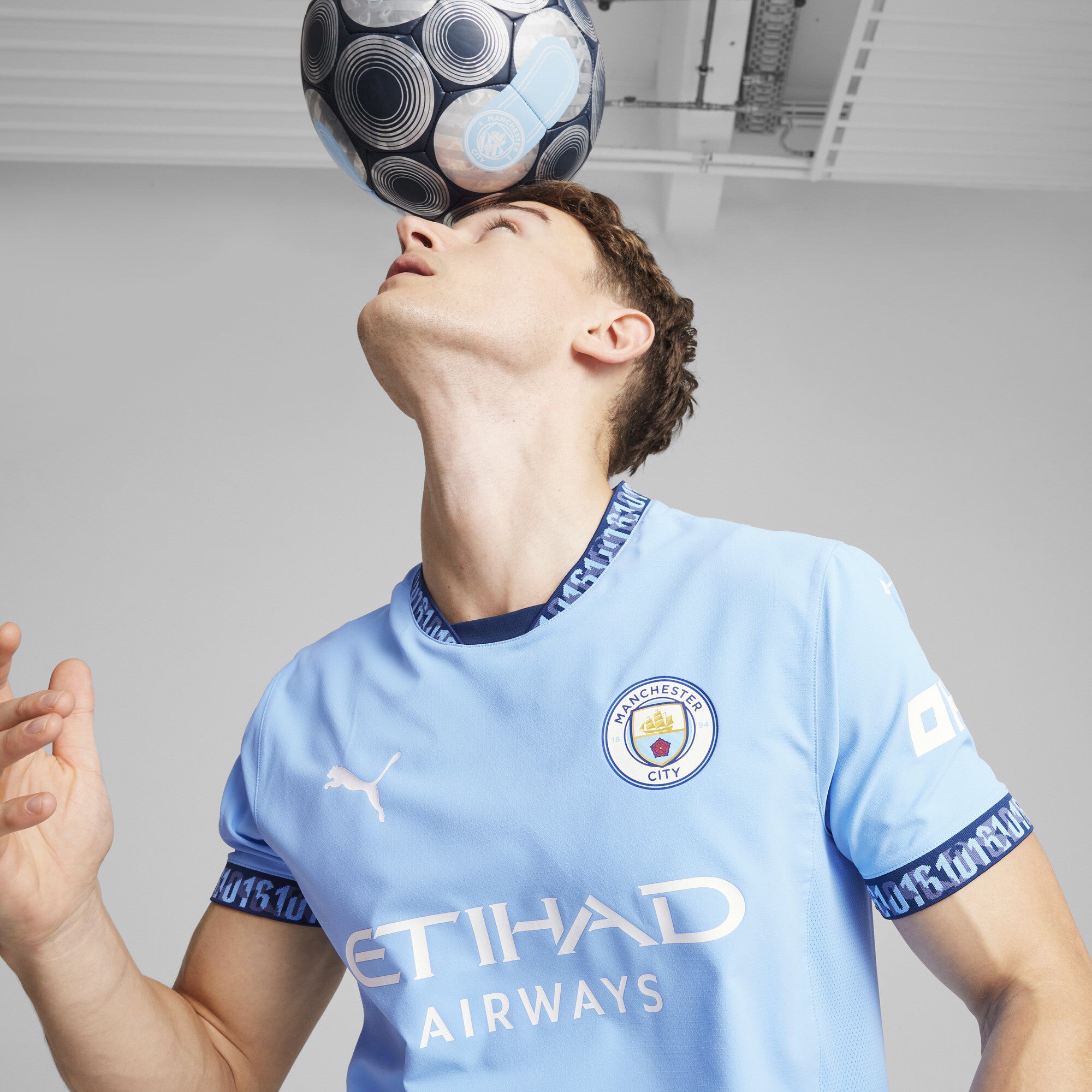 Manchester City 2024-25 Authentic Home Jersey Mens Match Edition