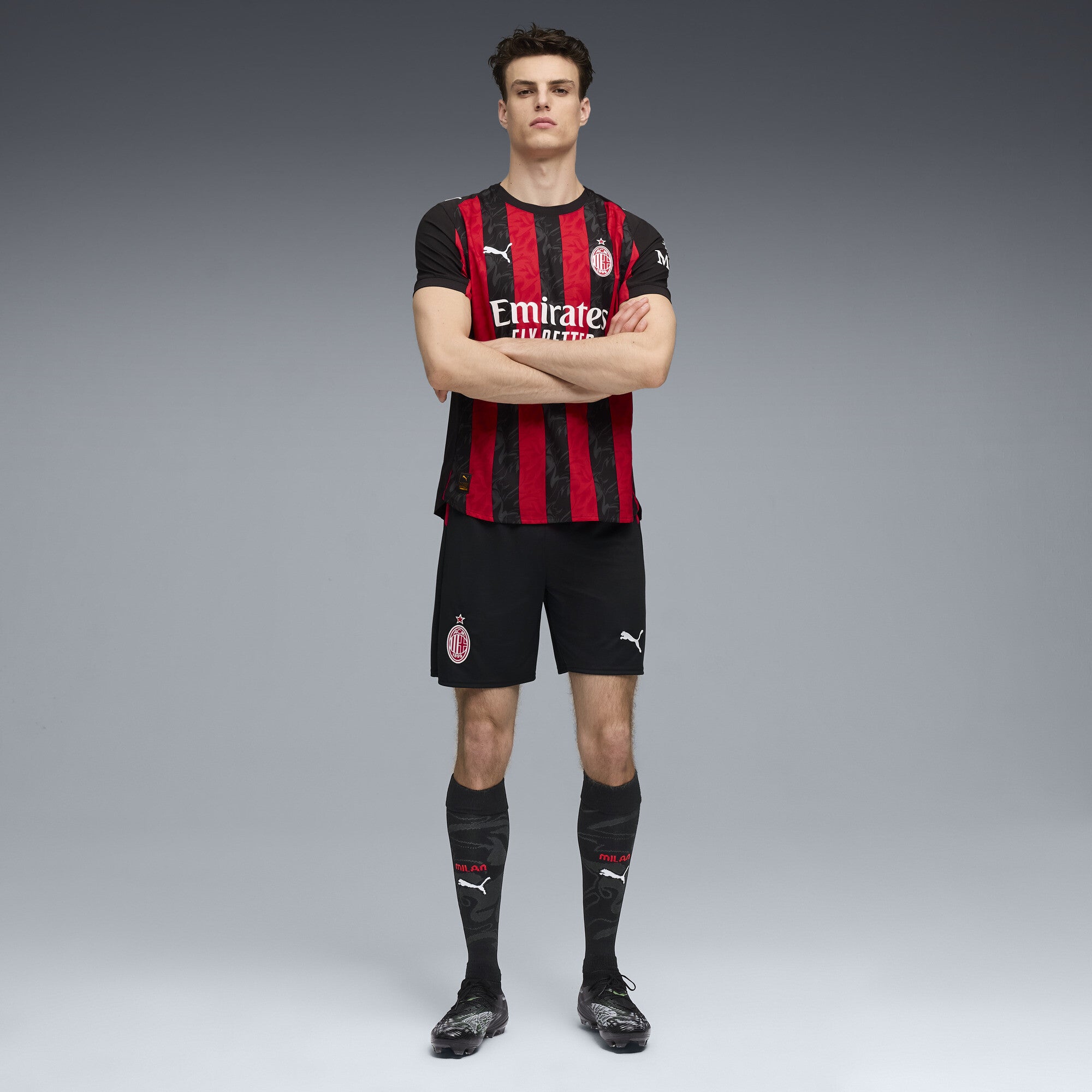 AC Milan 2025-26 Match Home Jersey