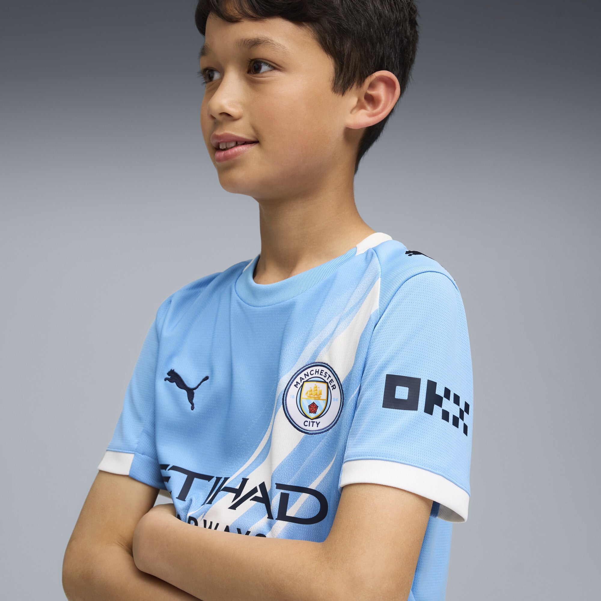 Manchester City 2025-26 Youth Home Jersey