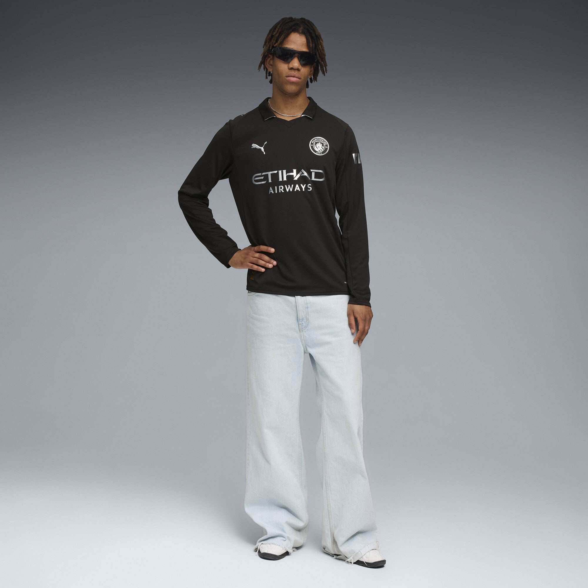 Manchester City 2025-26 LS Away Jersey