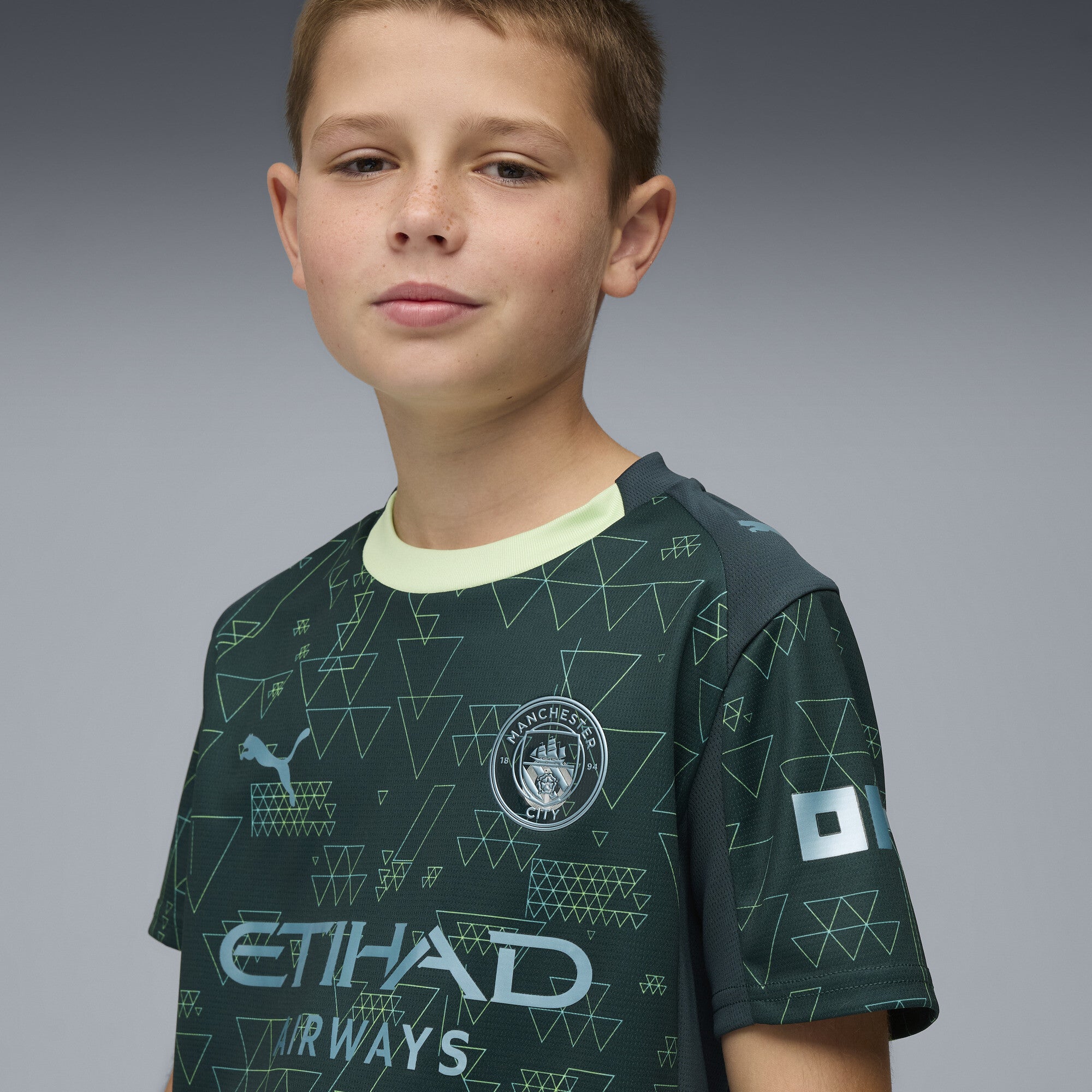 Manchester City 2025-26 Youth 4th Jersey