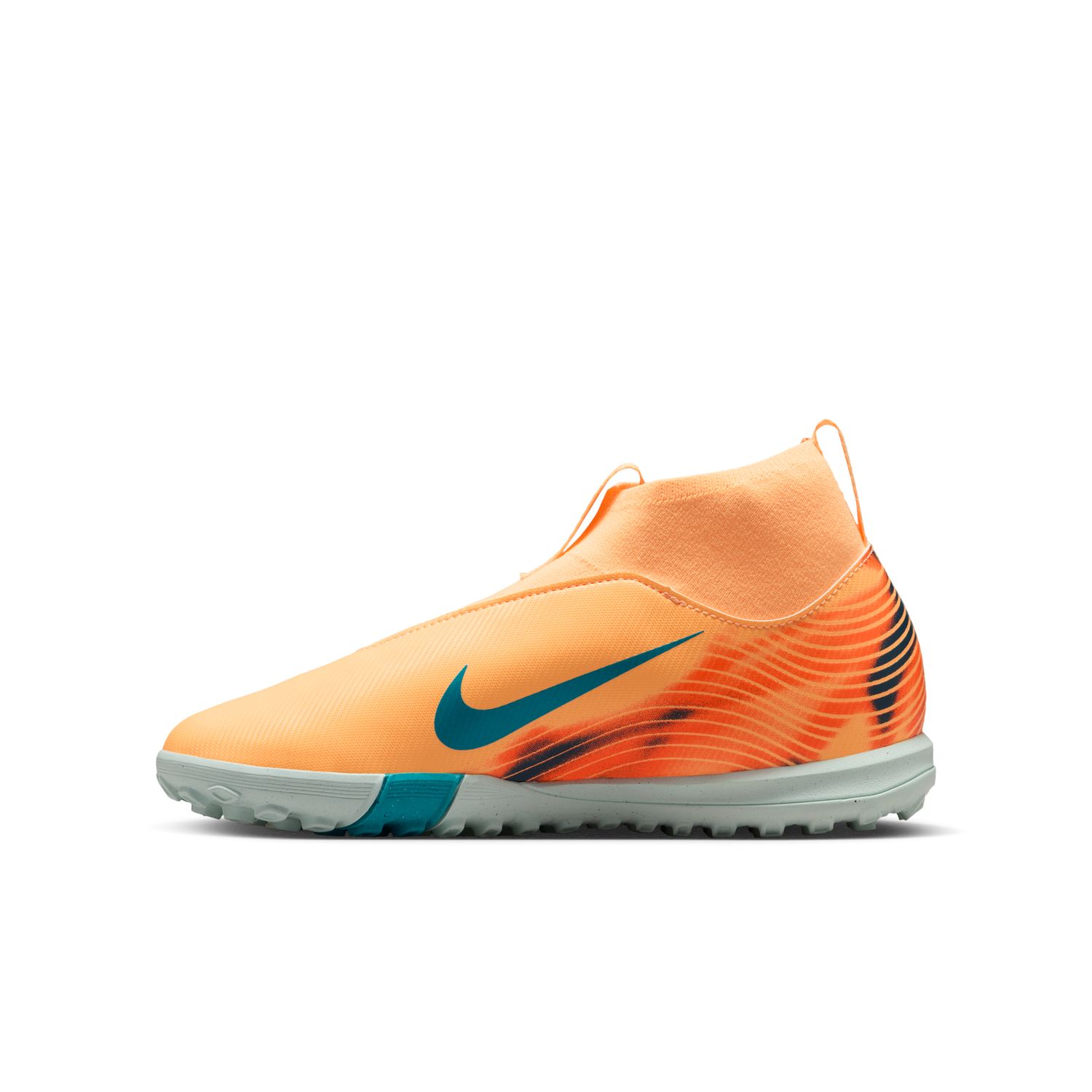Jr. Mercurial Superfly 10 Academy "Kylian Mbappé" Big Kids' Turf High-Top Soccer Shoes