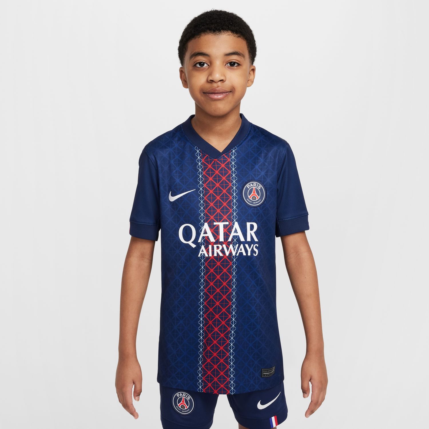 PSG 2025-26 Youth Home Jersey