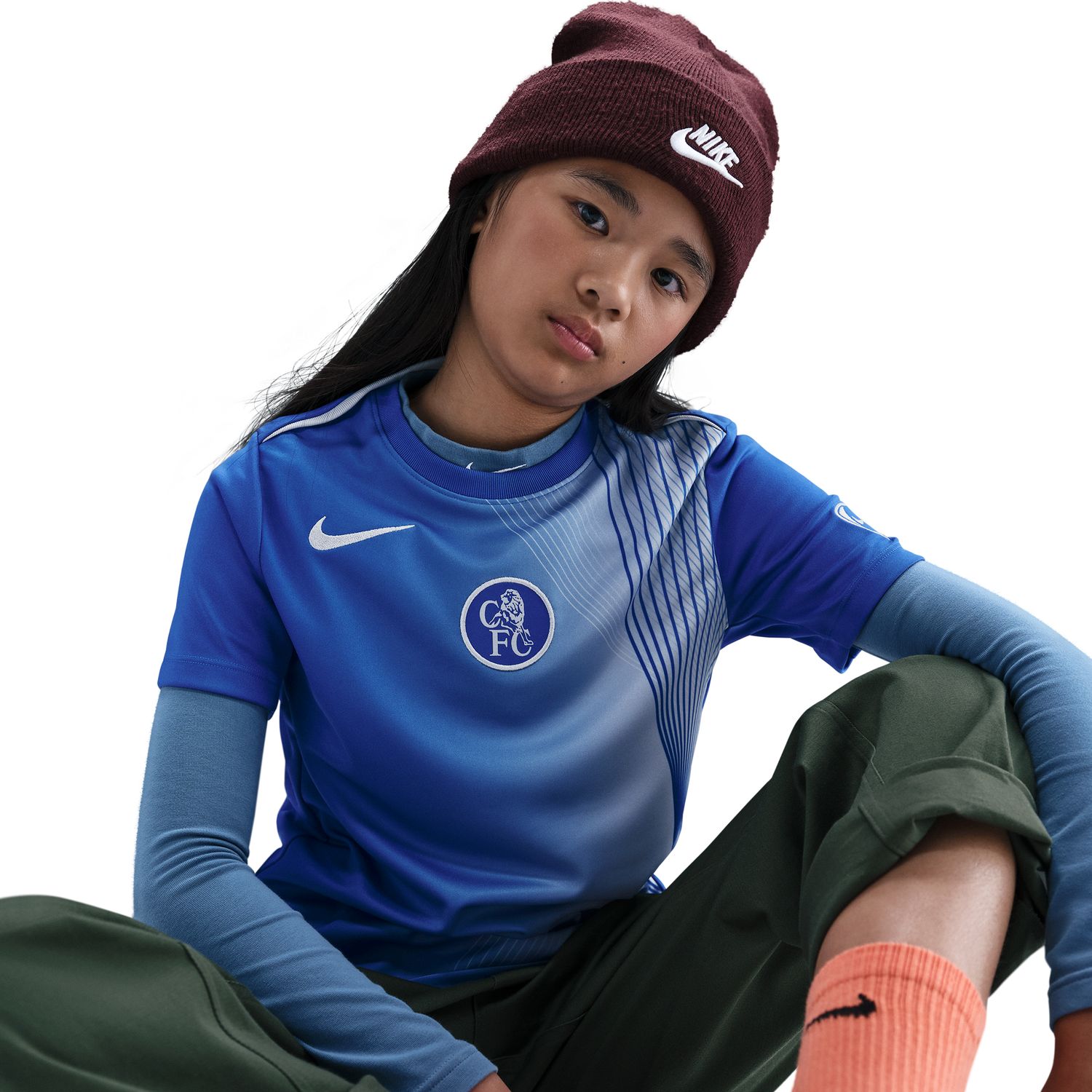 Chelsea 2025-26 Youth 3rd Prematch Jersey