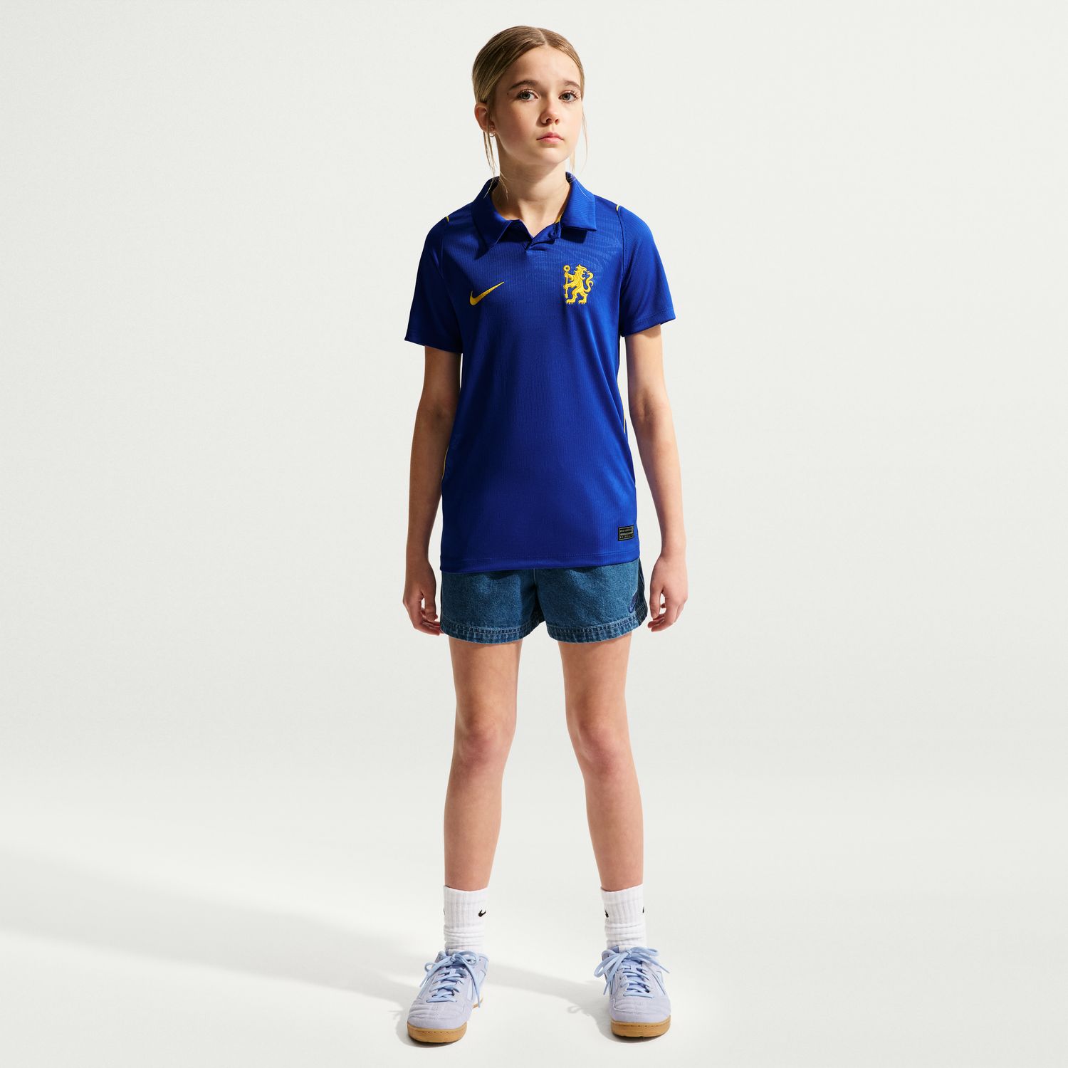 Chelsea FC 2026/27 Stadium Home Big Kids' Nike Dri-FIT Jersey