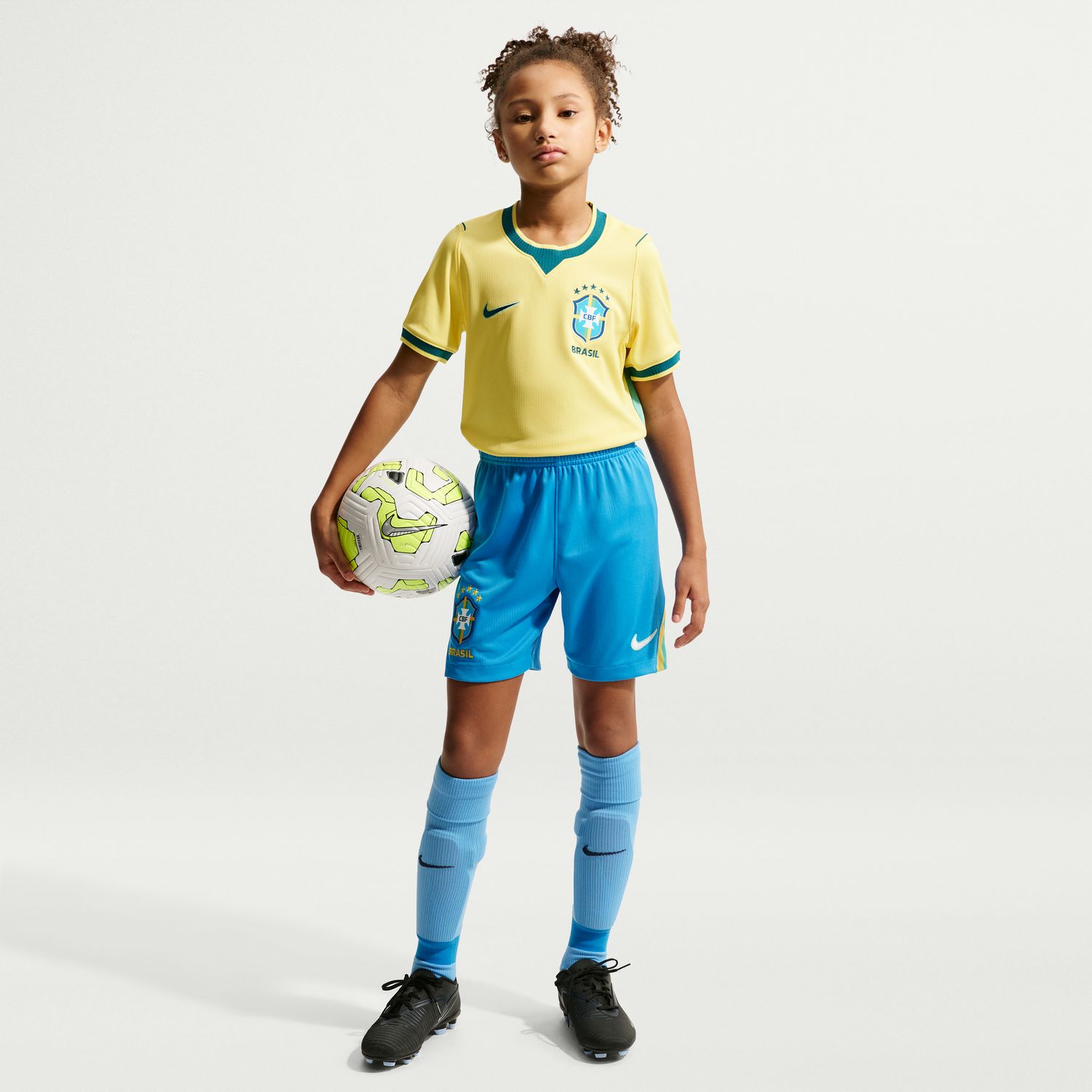 Brazil 2026 Youth Home Shorts