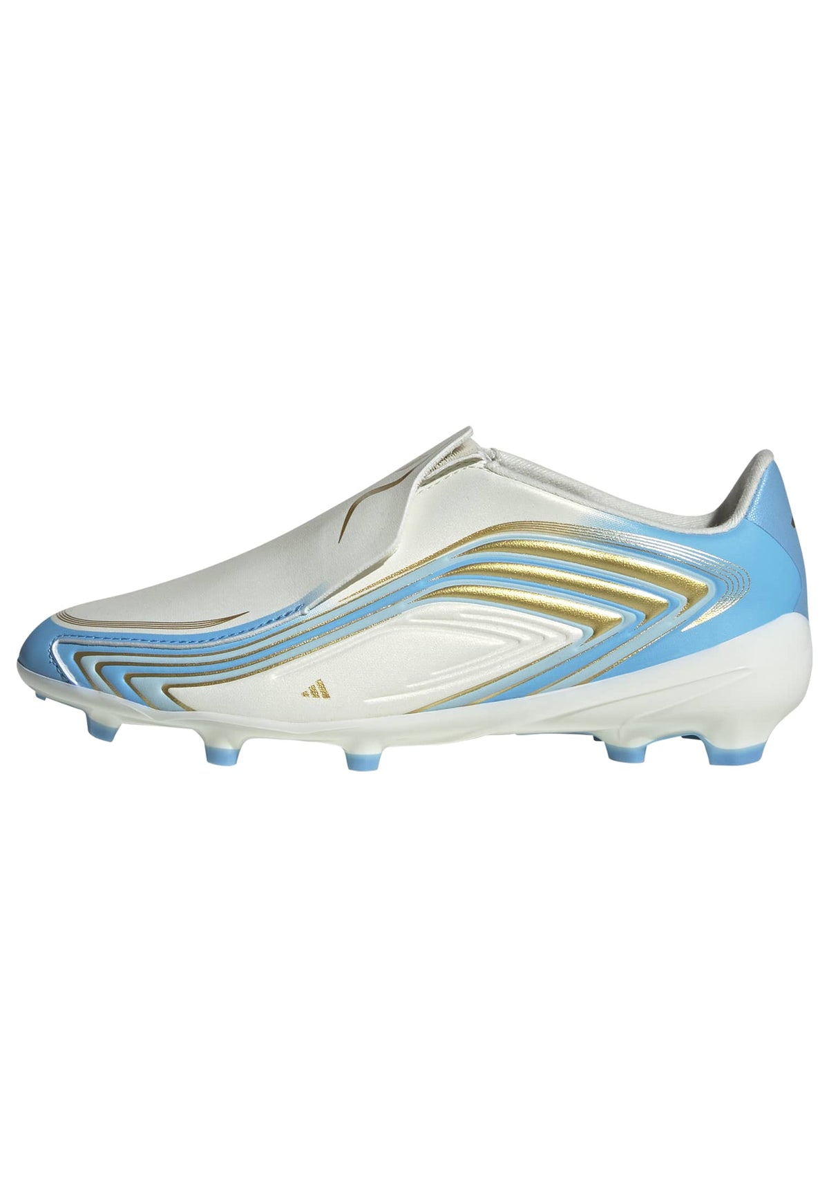 F50 Messi League Laceless Firm Ground Football Boots Kids
