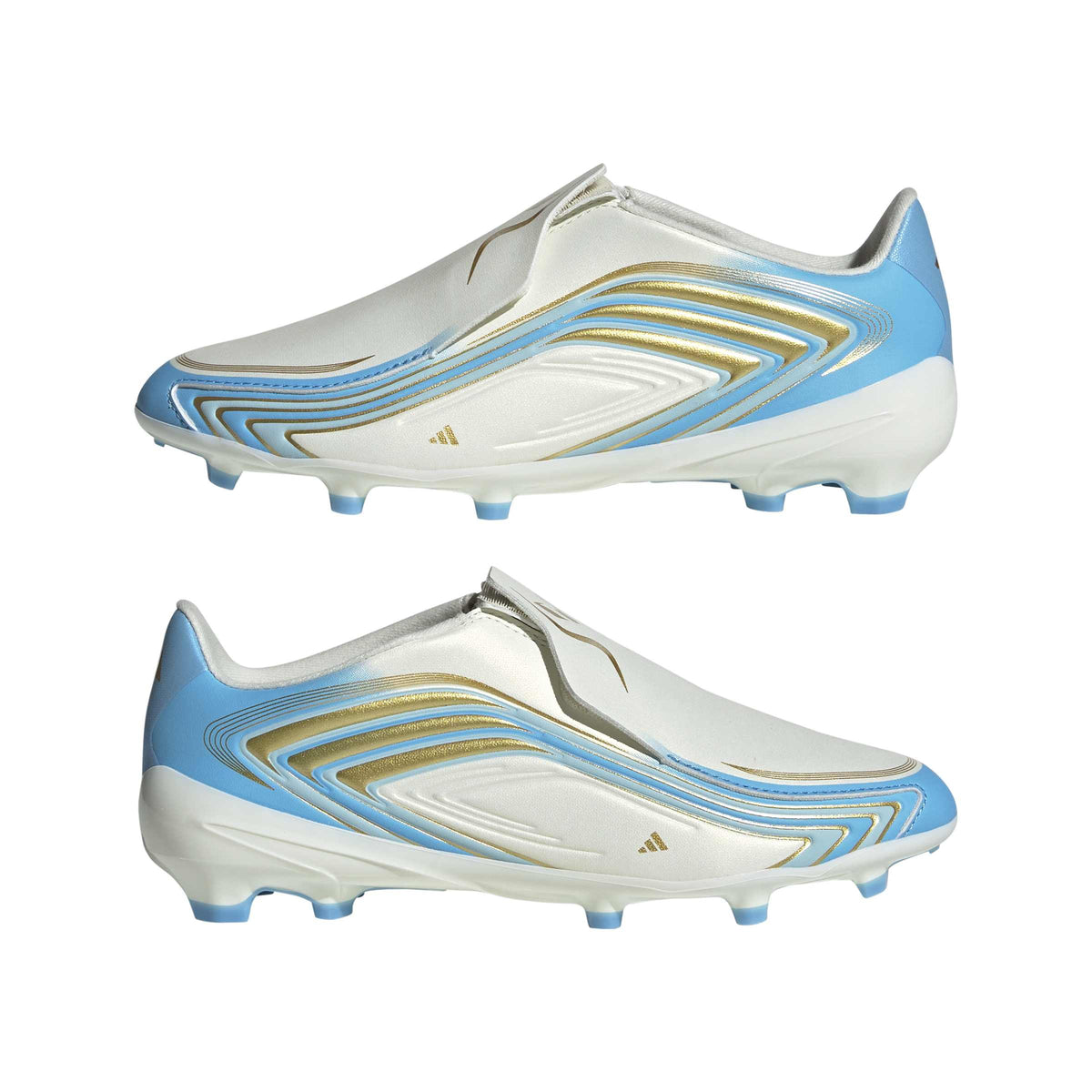 F50 Messi League Laceless Firm Ground Football Boots Kids