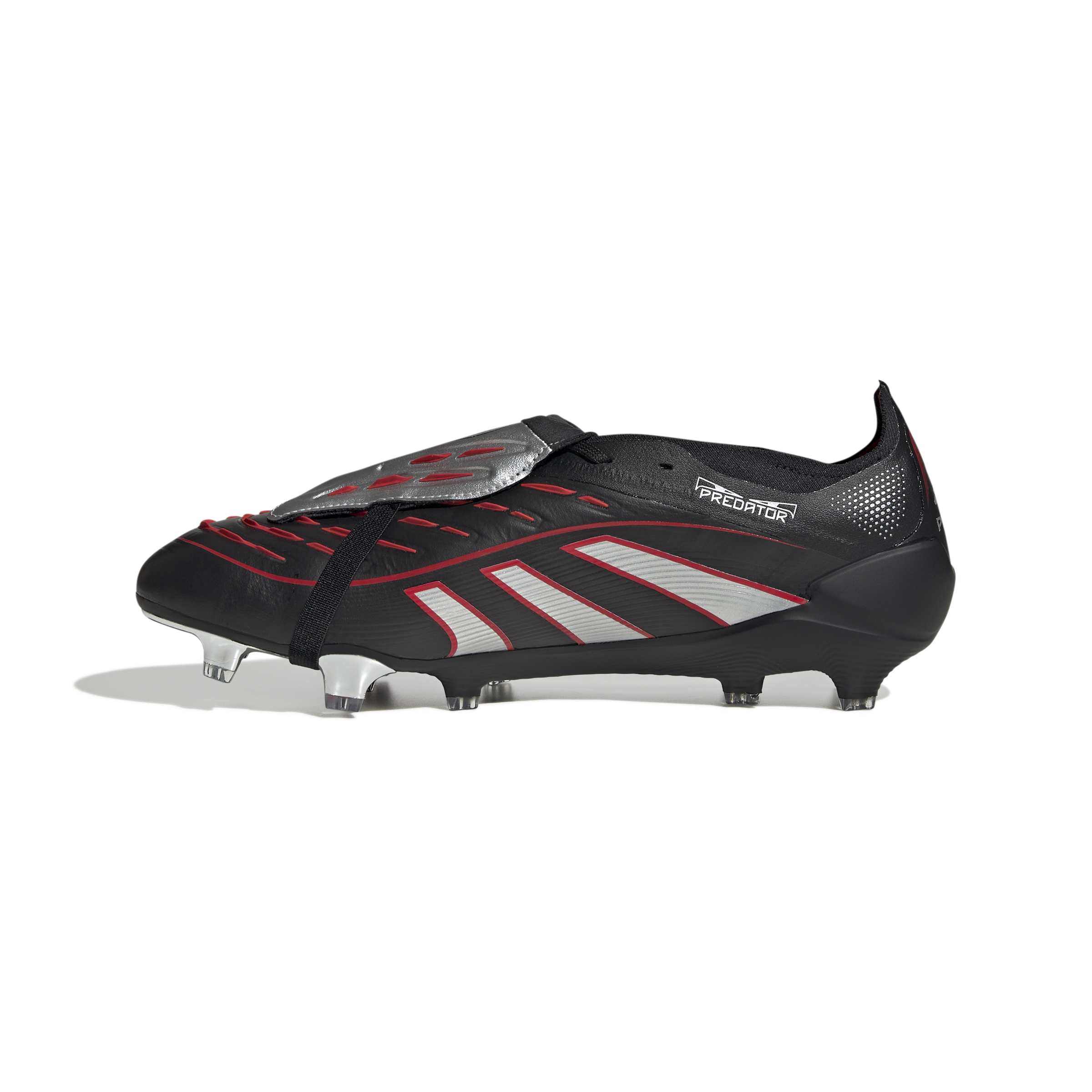 Predator Obsidian Strike Fold-Over Tongue Firm Ground Football Boots