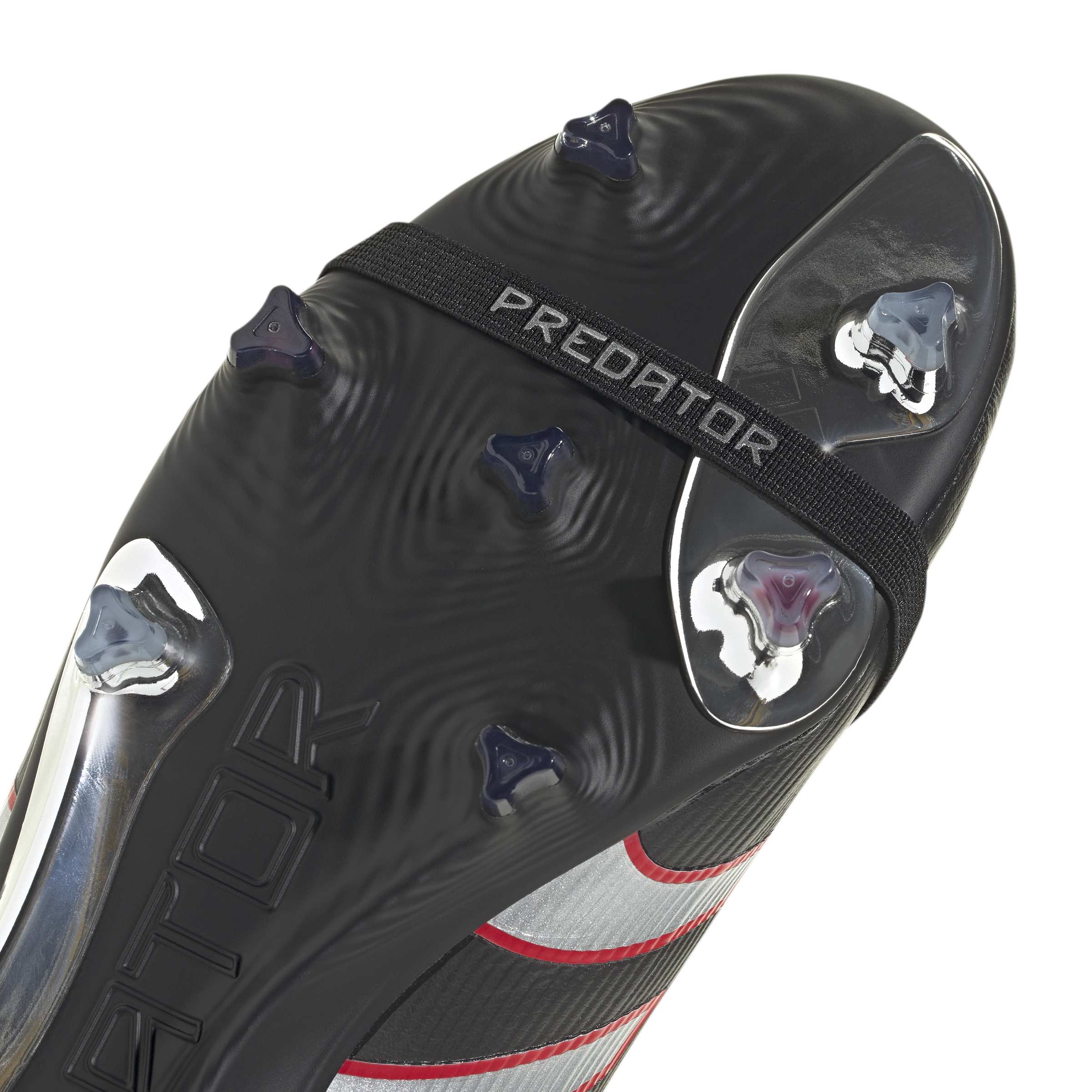 Predator Obsidian Strike Fold-Over Tongue Firm Ground Football Boots