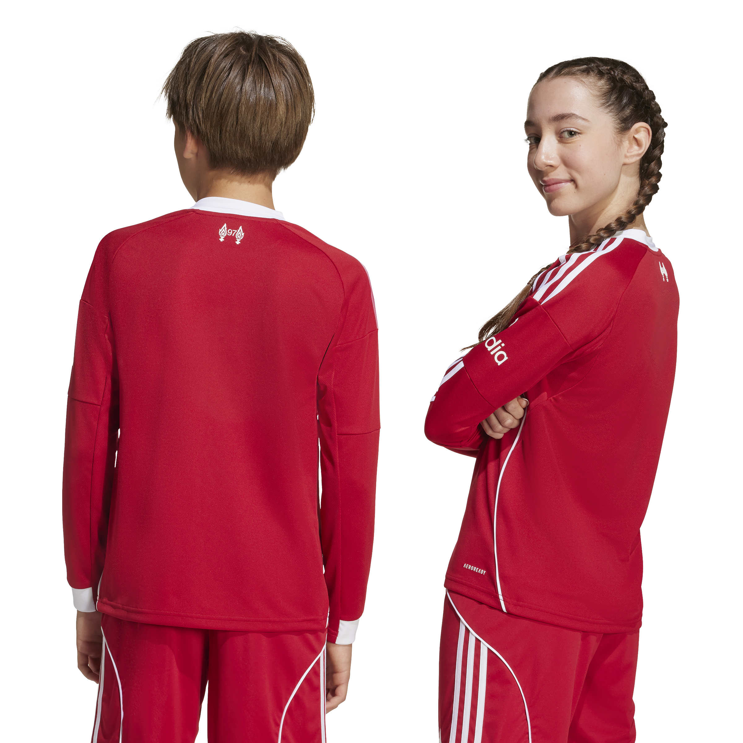 Liverpool 2025-26 Youth LS Home Jersey