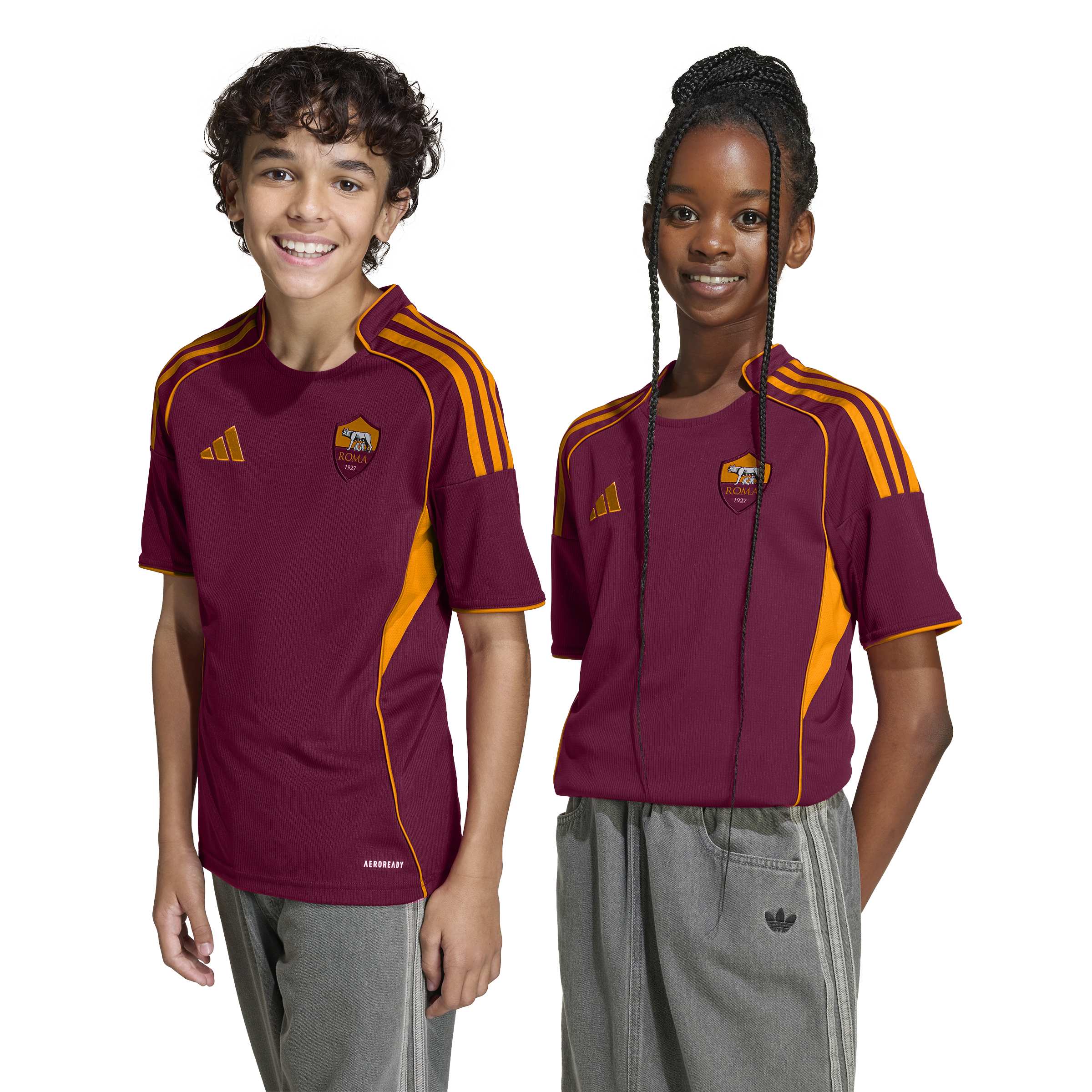 Roma 2025-26 Youth Home Jersey