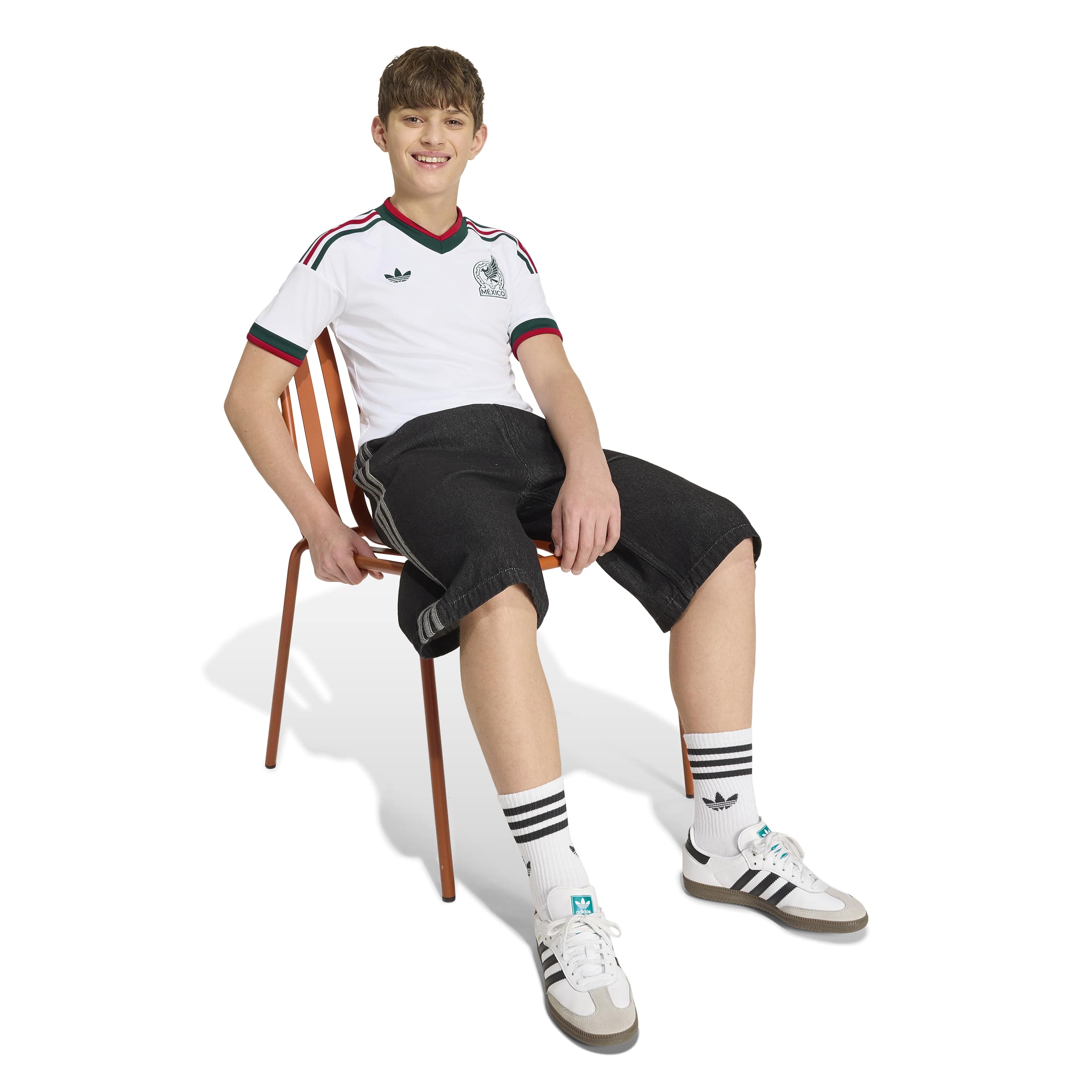 Mexico 26 Away Kids Jersey