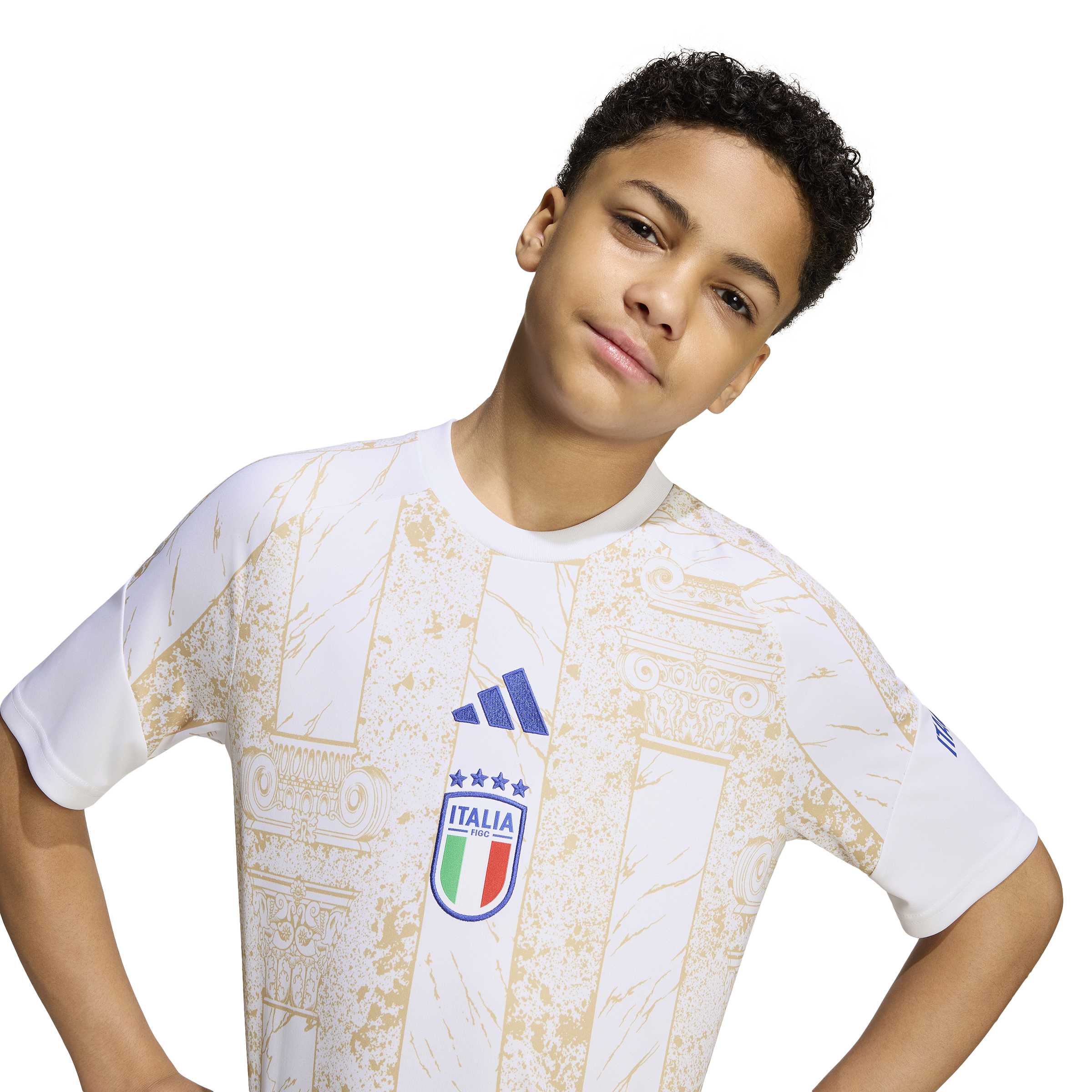 Italy 26 Home Kids Pre-Match Jersey