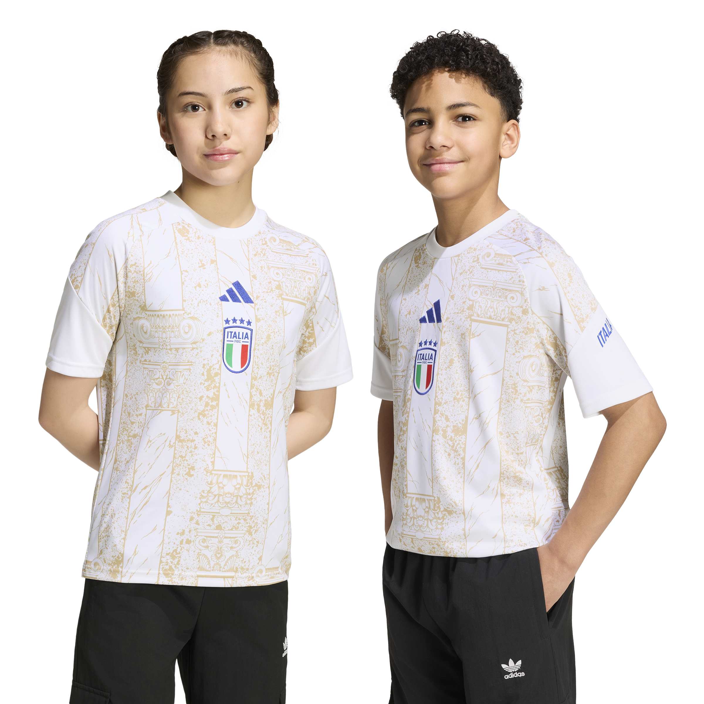 Italy 26 Home Kids Pre-Match Jersey