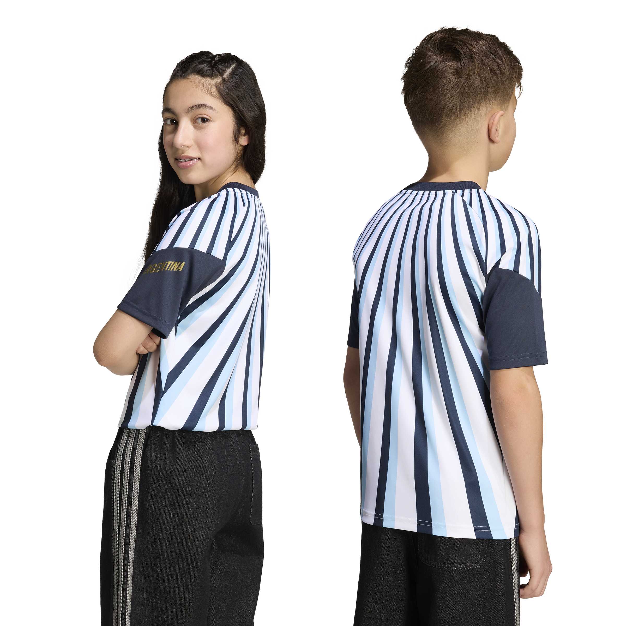 Argentina 26 Home Kids Pre Match Jersey