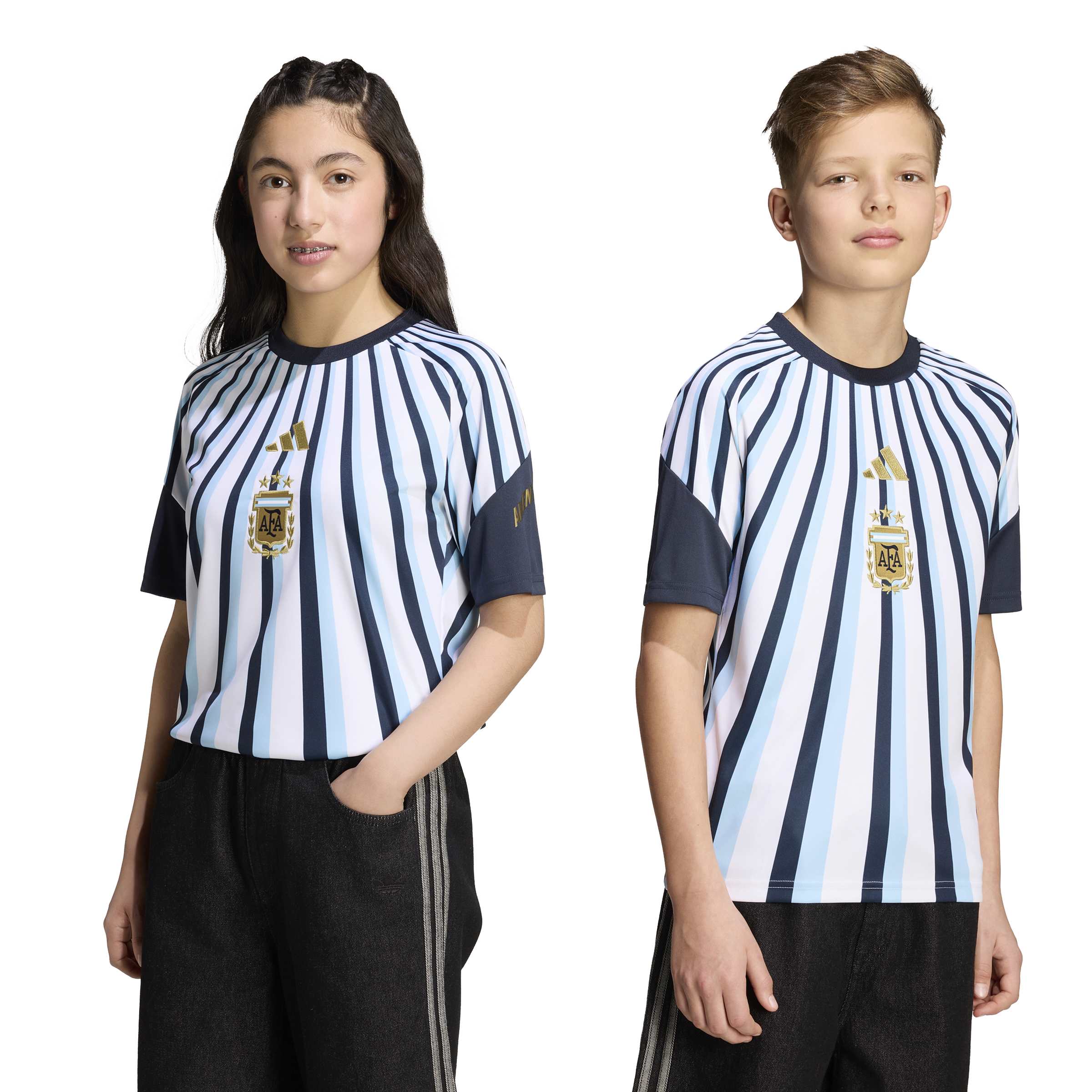 Argentina 26 Home Kids Pre Match Jersey