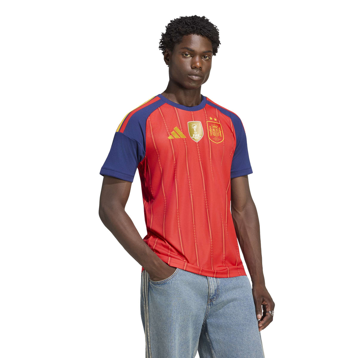 Spain 26 Home Winners Jersey