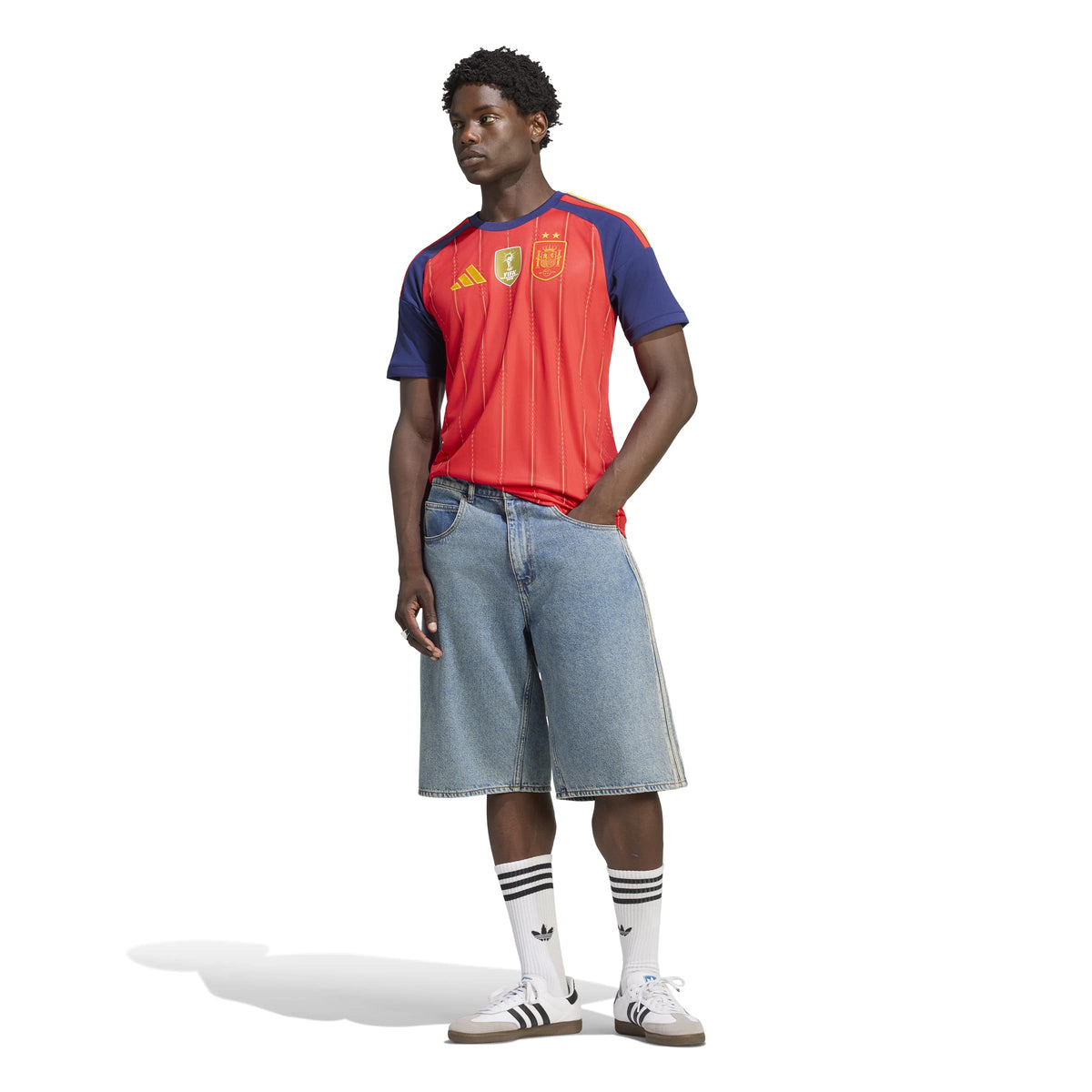 Spain 26 Home Winners Jersey