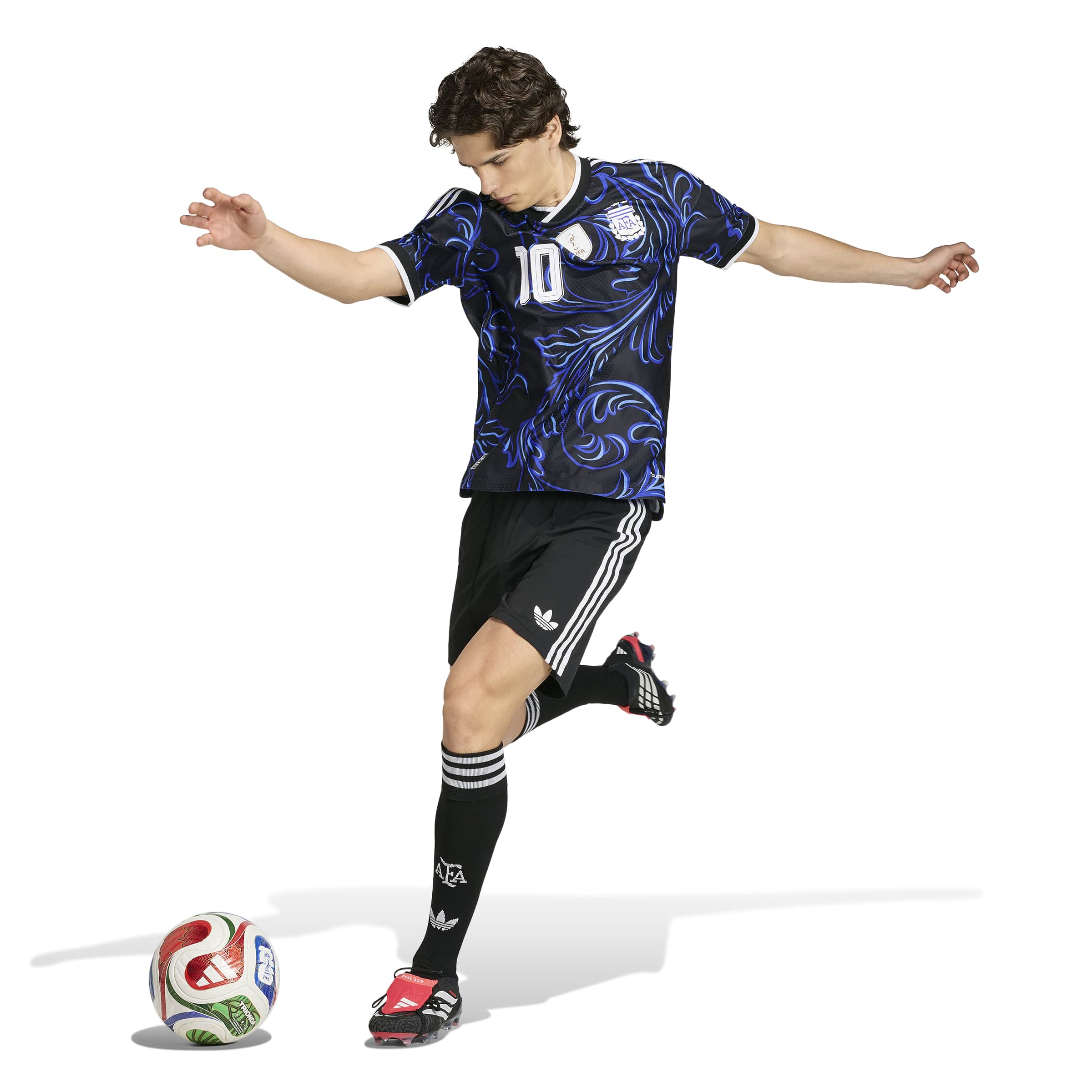 Argentina 26 Away Authentic Messi Jersey