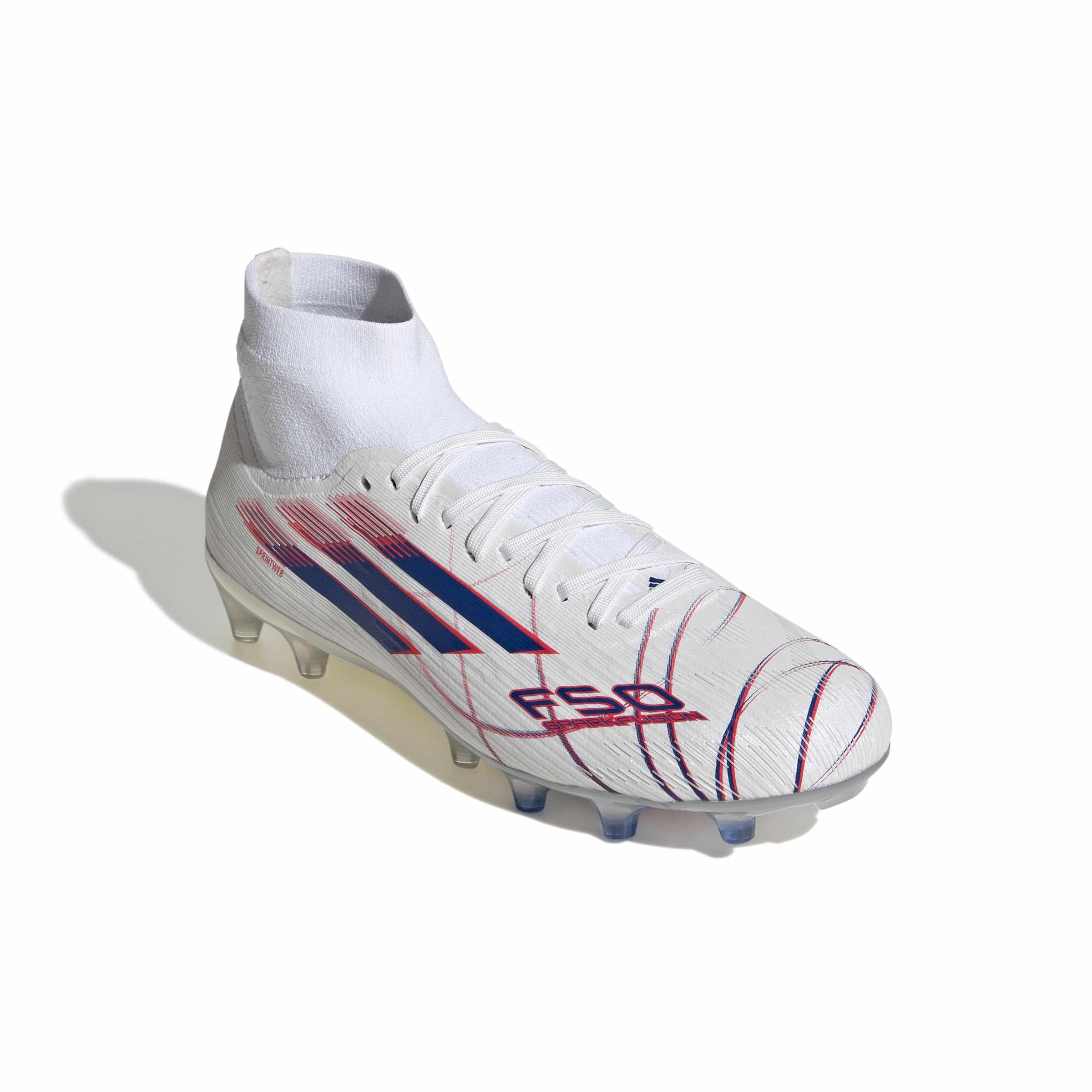 F50 Sparkfusion Pro Mid Cut Firm Ground / Artificial Ground Football Boots Womens