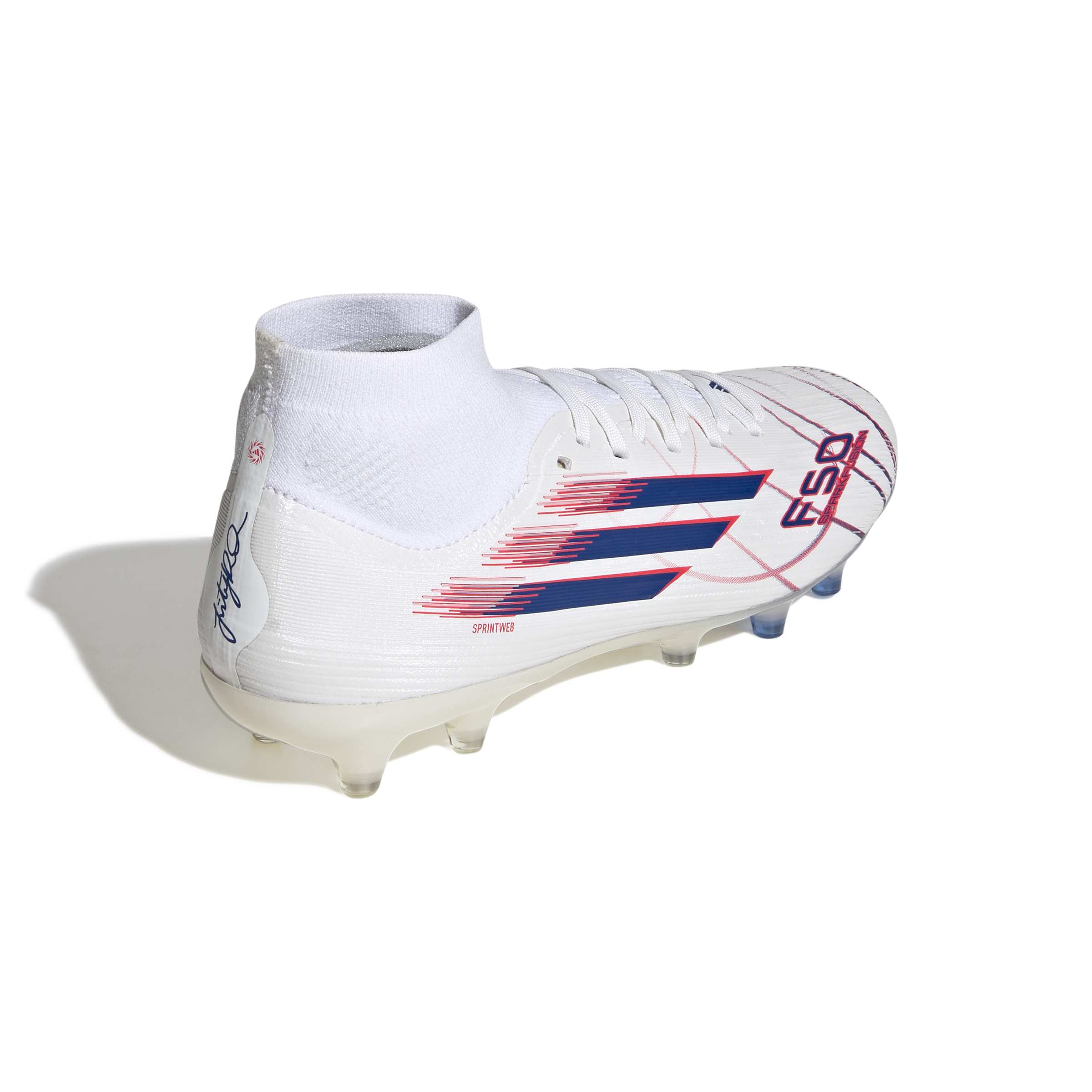 F50 Sparkfusion Pro Mid Cut Firm Ground / Artificial Ground Football Boots Womens