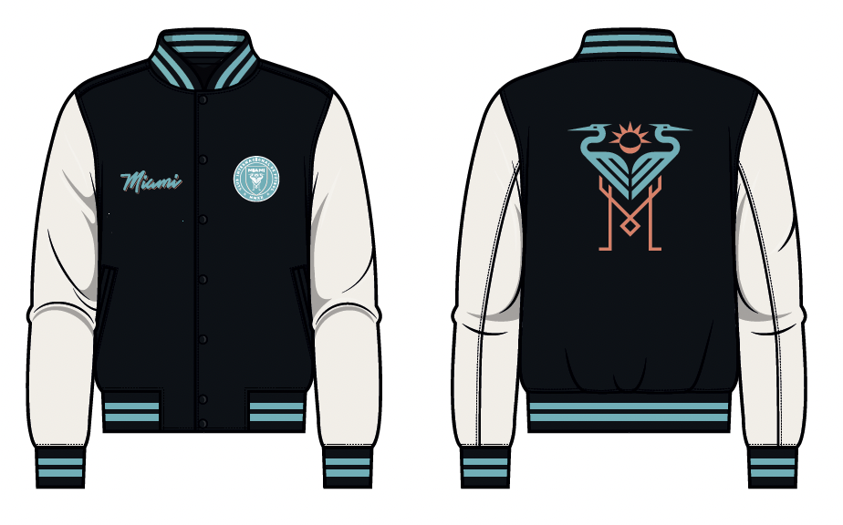 Inter Miami Wool Varsity Jacket