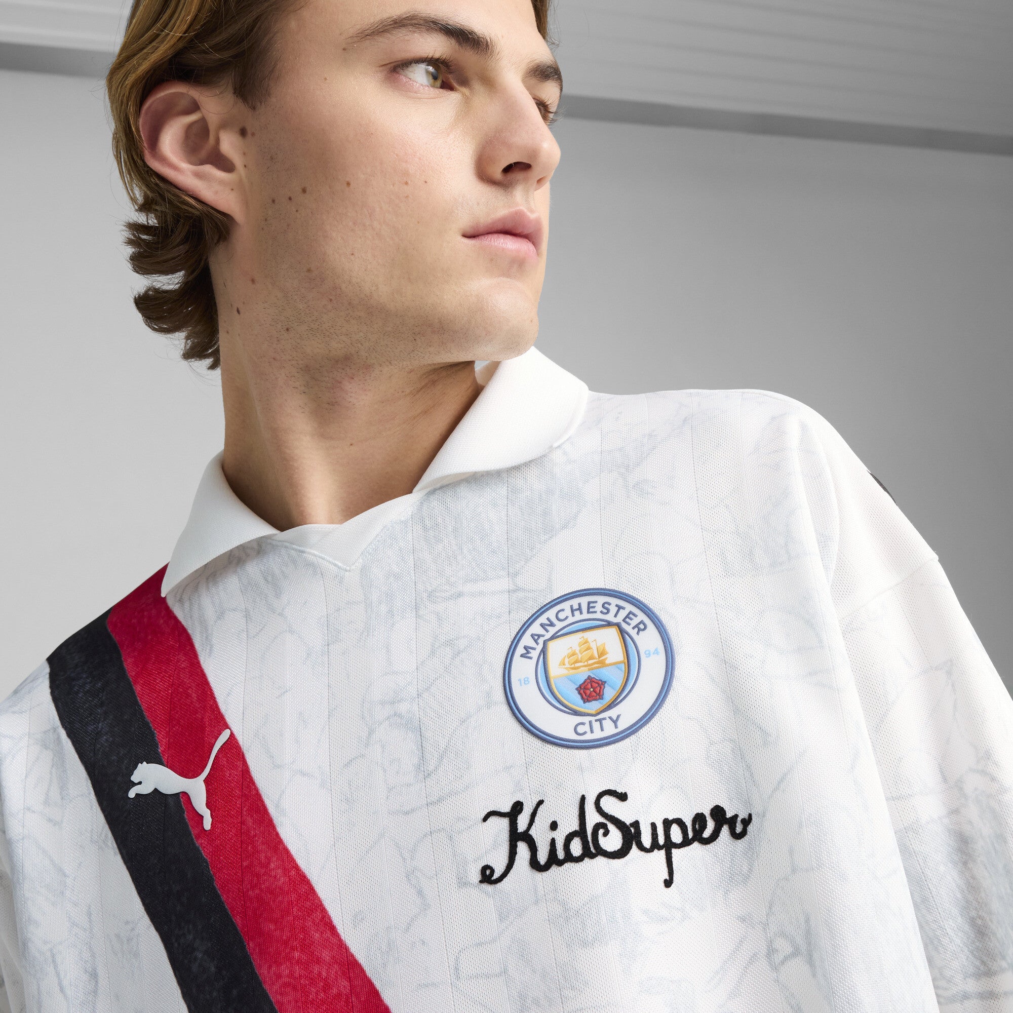 Manchester City 2025-26 KIDSUPER LS Retro Jersey