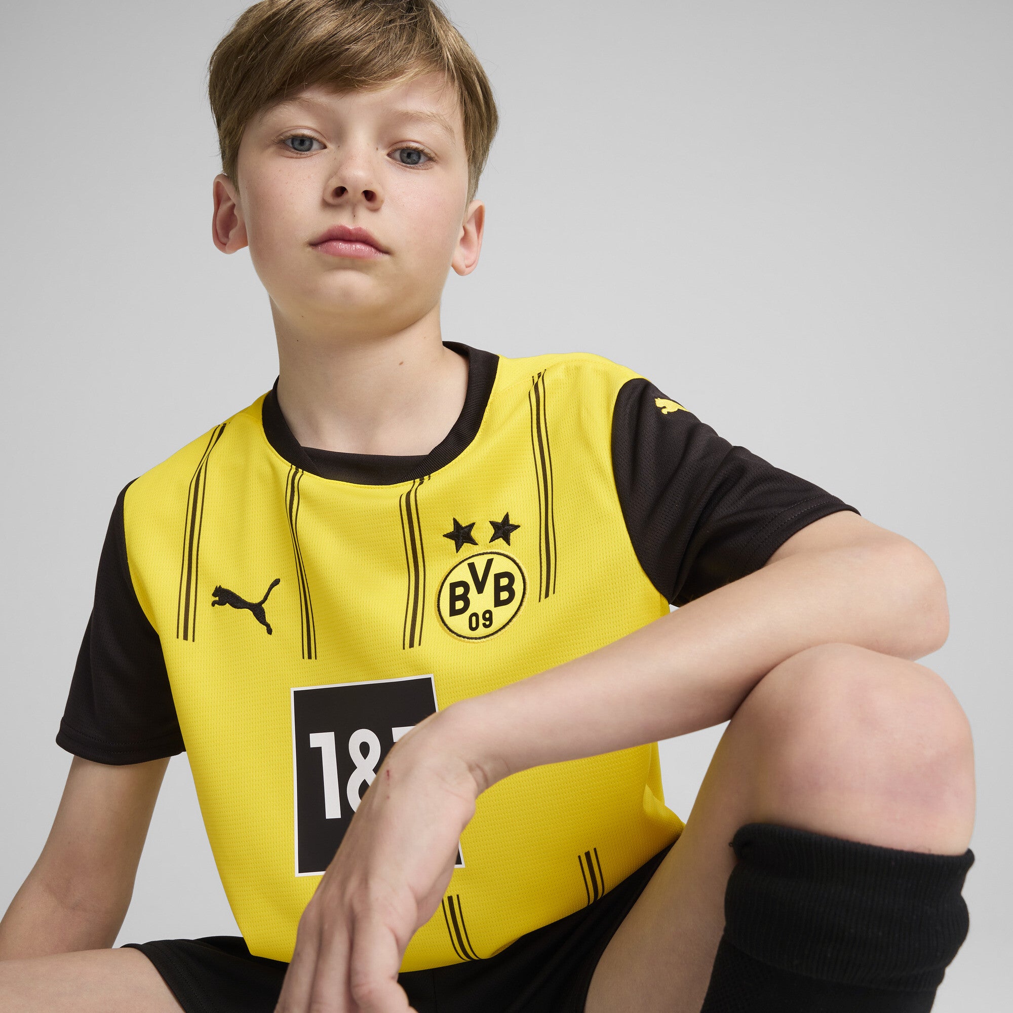 Borussia Dortmund 2025-26 Youth Home Jersey