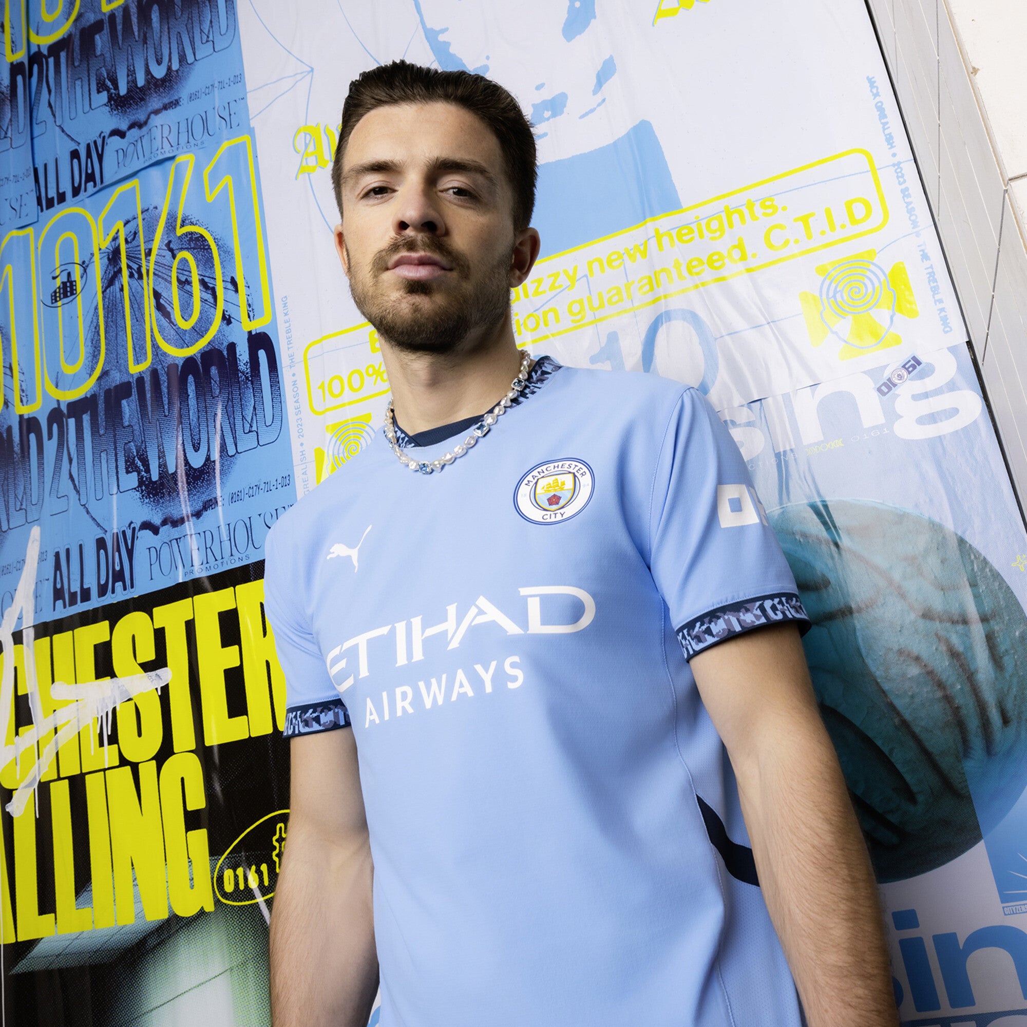 Manchester City 2024-25 Authentic Home Jersey Mens Match Edition