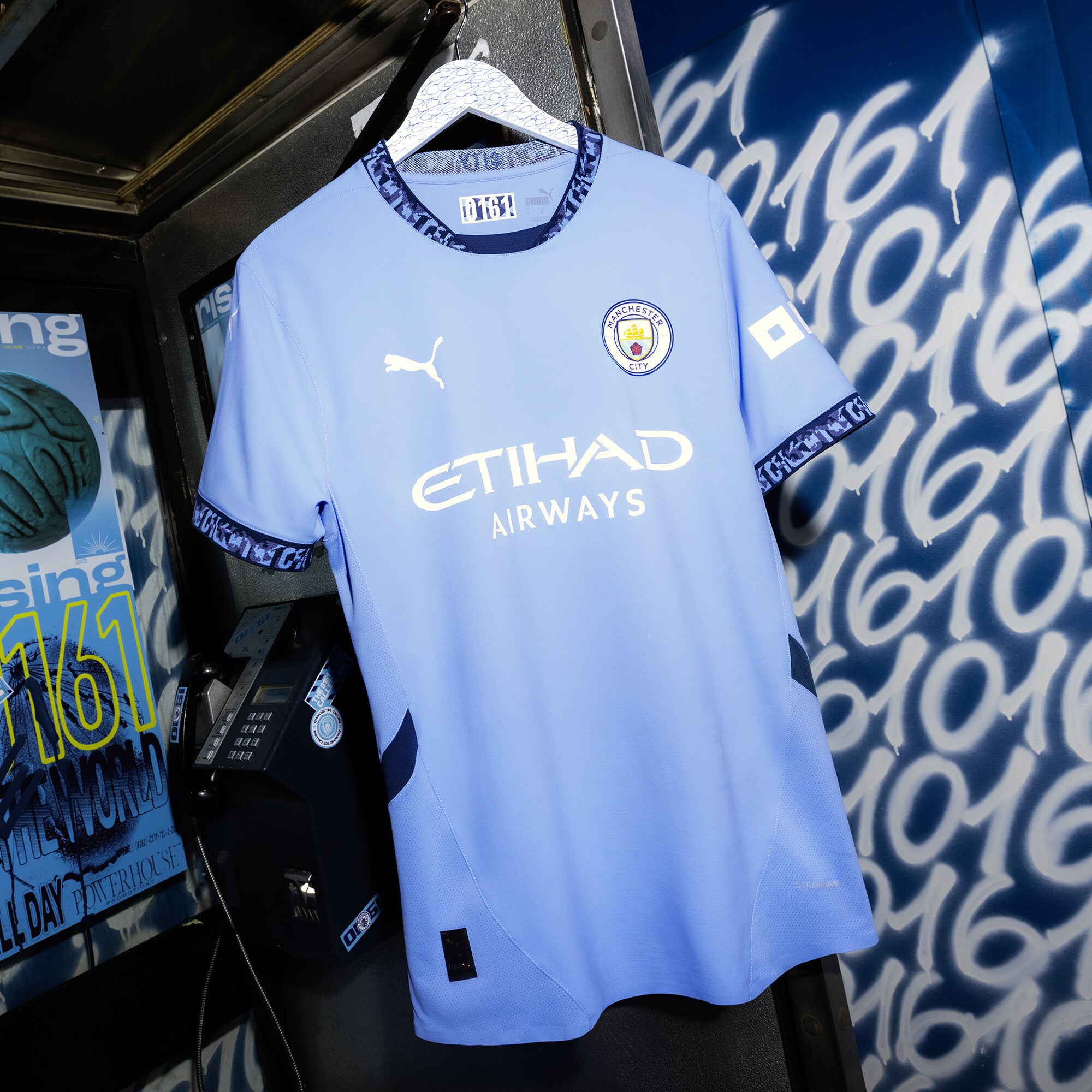 Manchester City 2024-25 Authentic Home Jersey Mens Match Edition