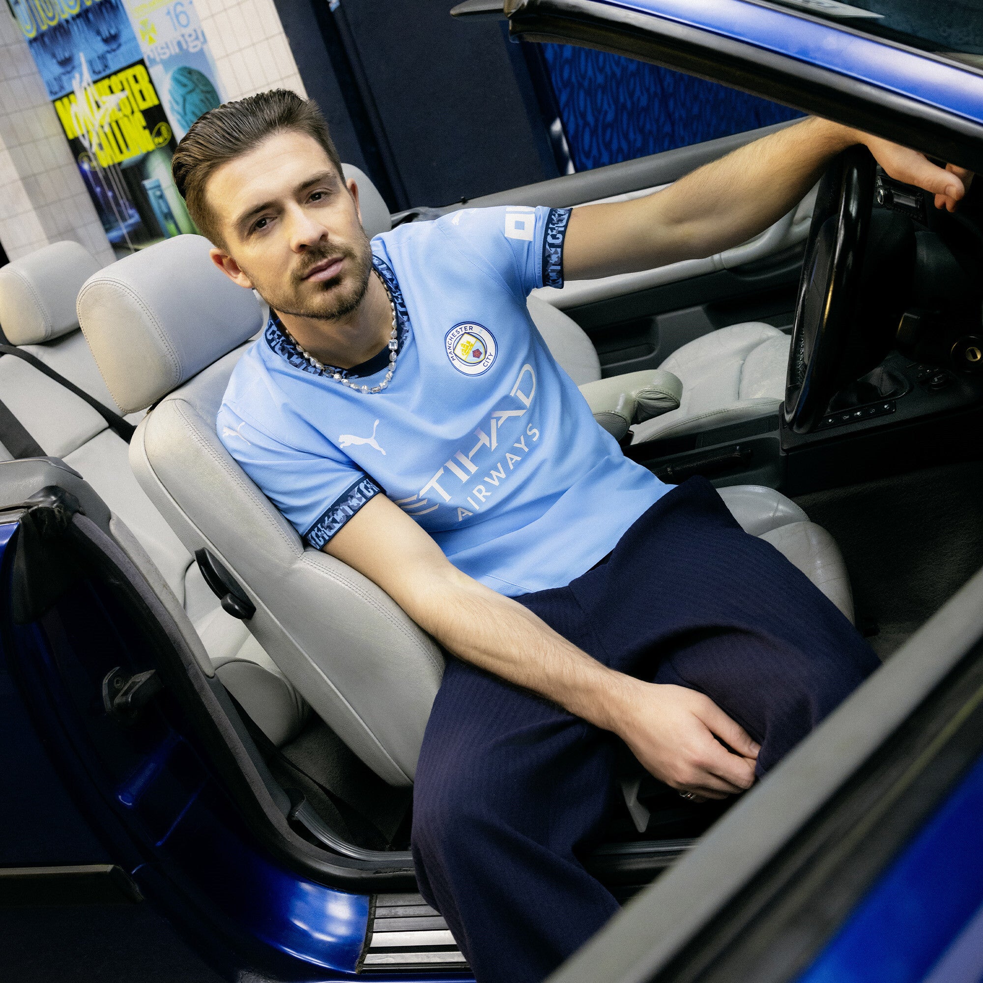 Manchester City 2024-25 Authentic Home Jersey Mens Match Edition
