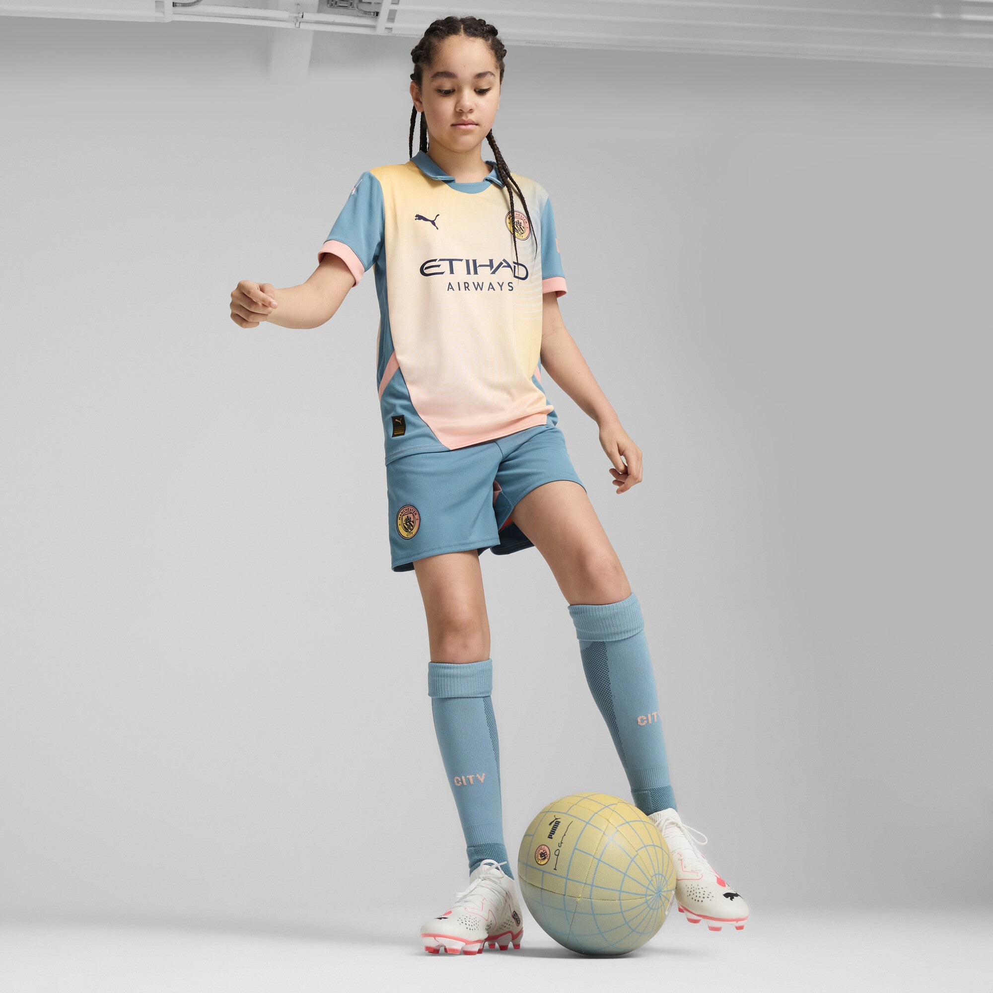 Manchester City 2024-25 Youth 4th Jersey