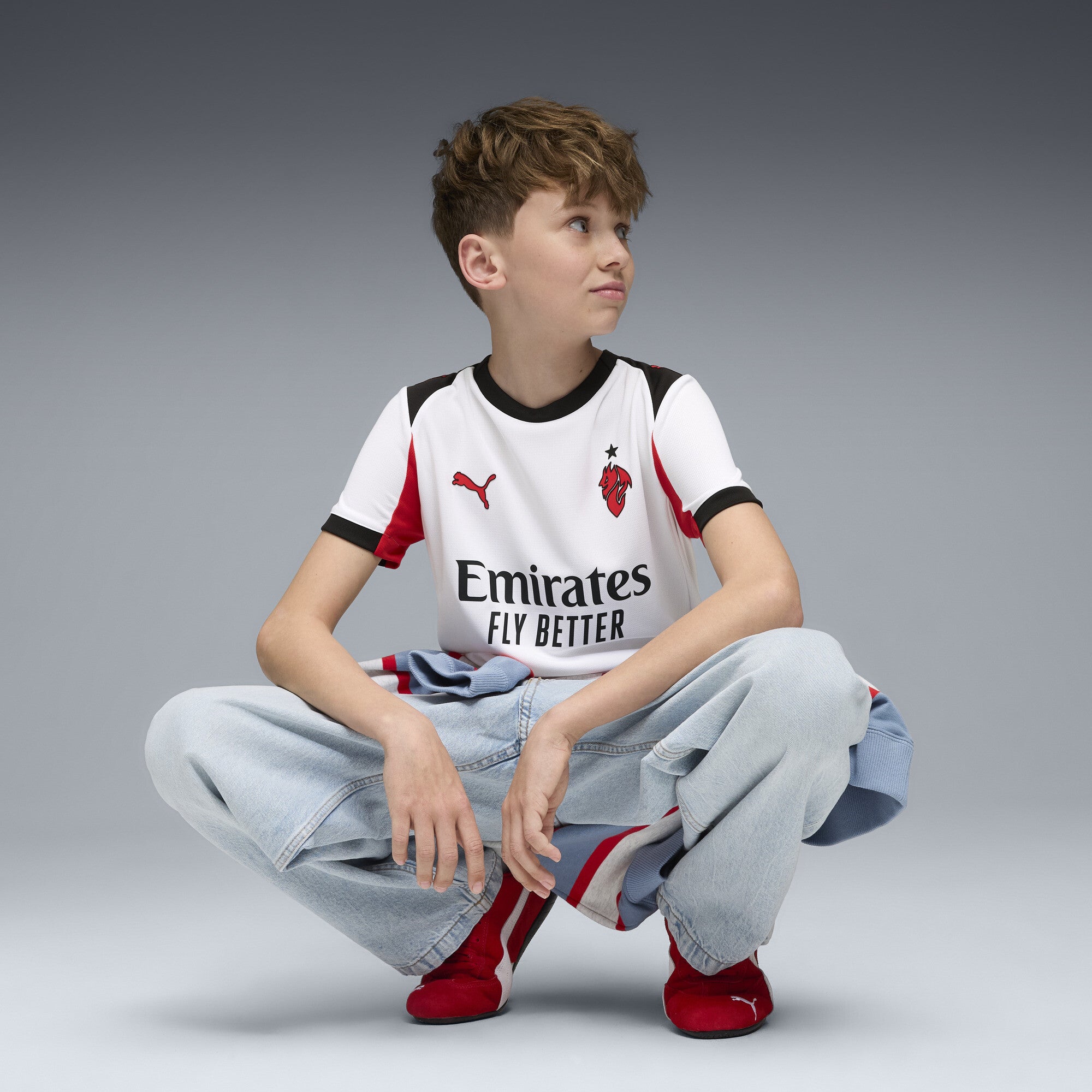 AC Milan 2025-26 Youth Away Jersey