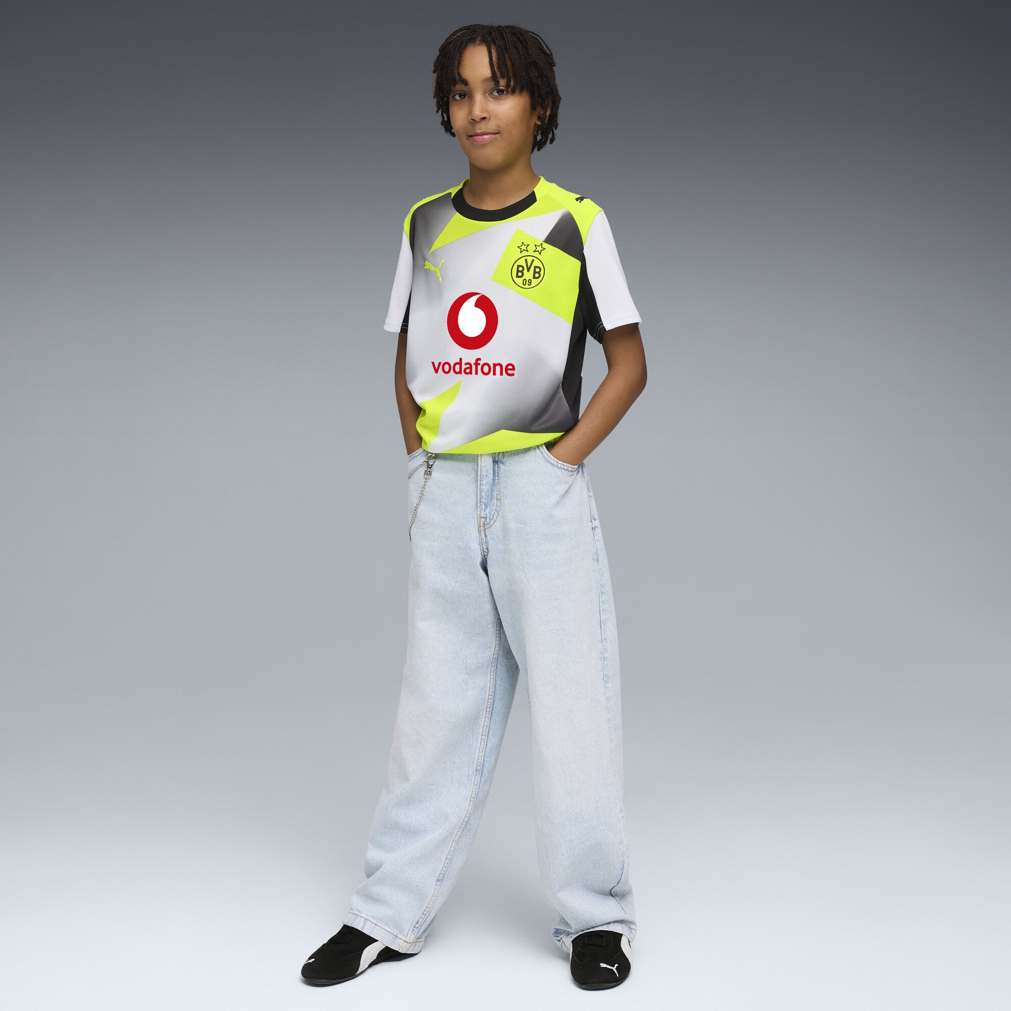 Borussia Dortmund 2025-26 Youth Away Jersey