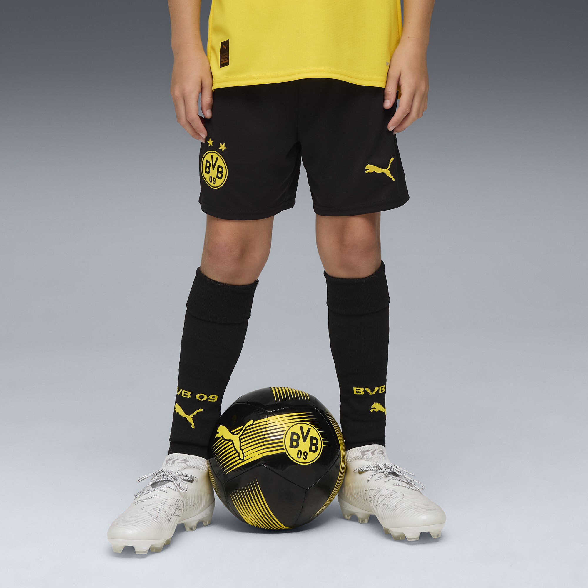 Borussia Dortmund 2025-26 Youth Home Shorts