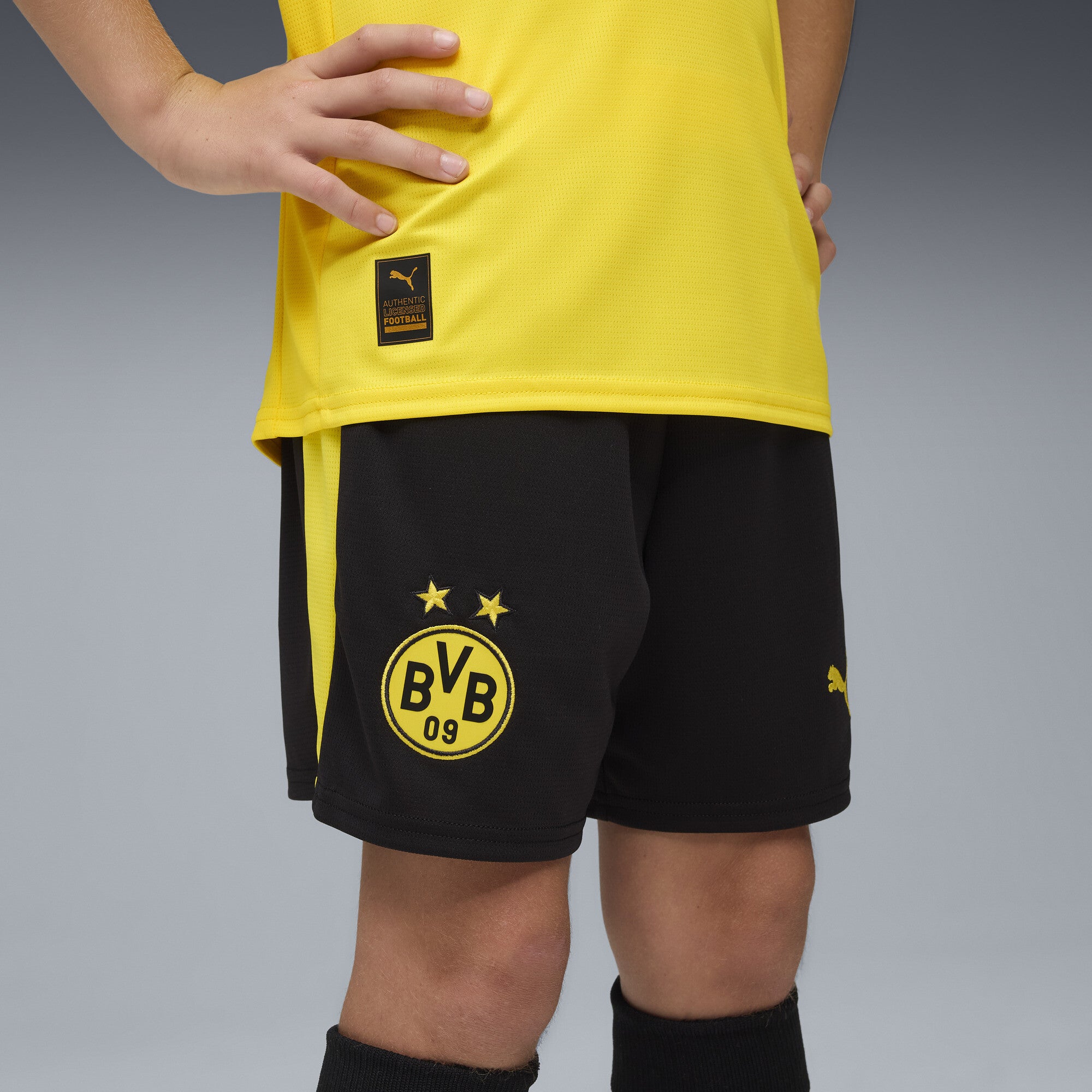 Borussia Dortmund 2025-26 Youth Home Shorts
