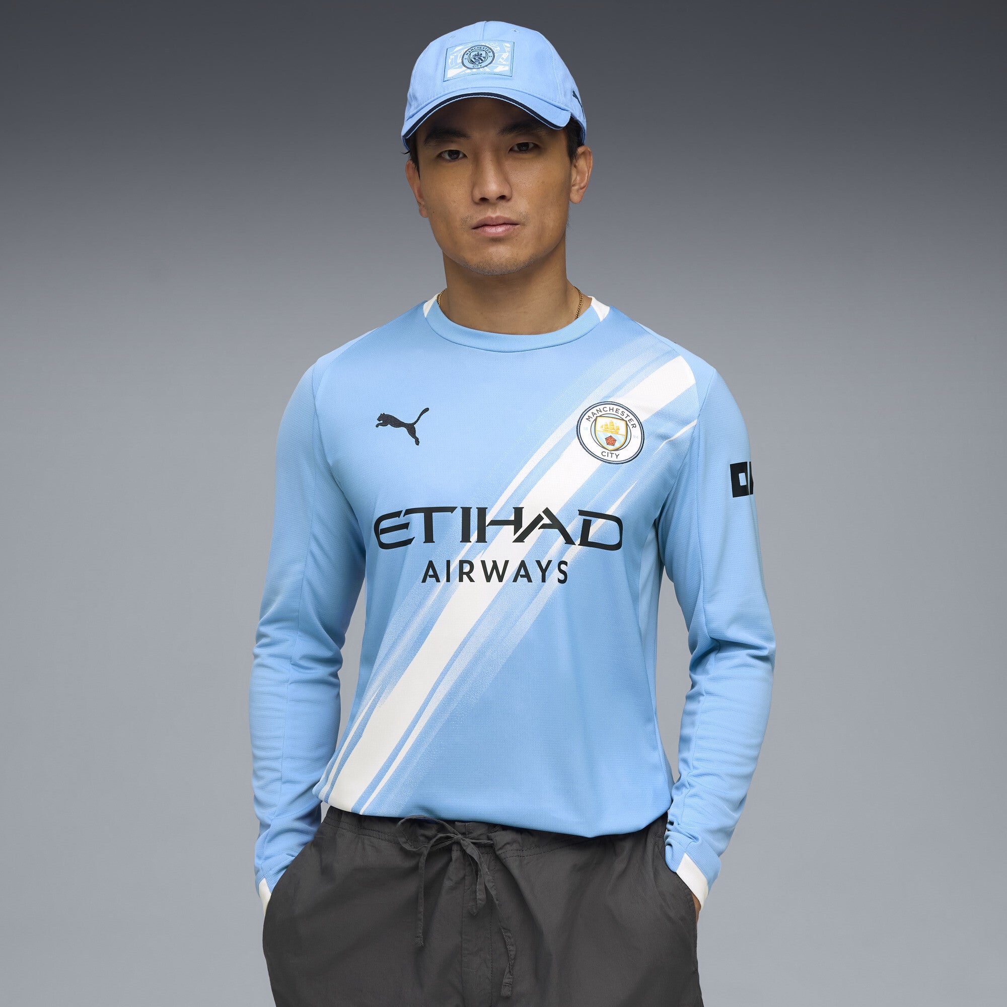 Manchester City 2025-26 LS Home Jersey