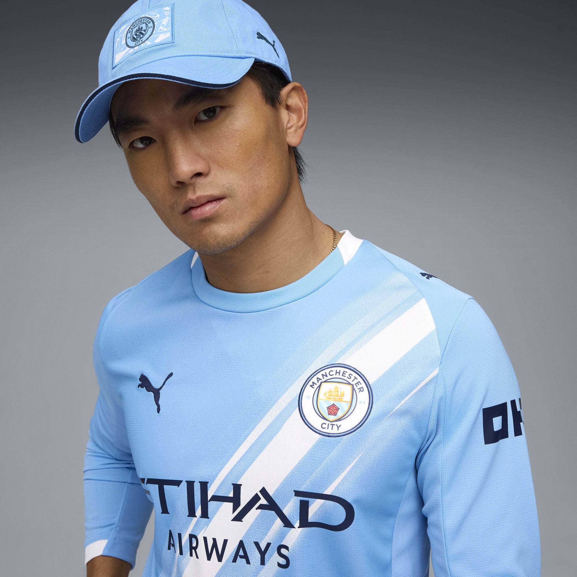 Manchester City 2025-26 LS Home Jersey