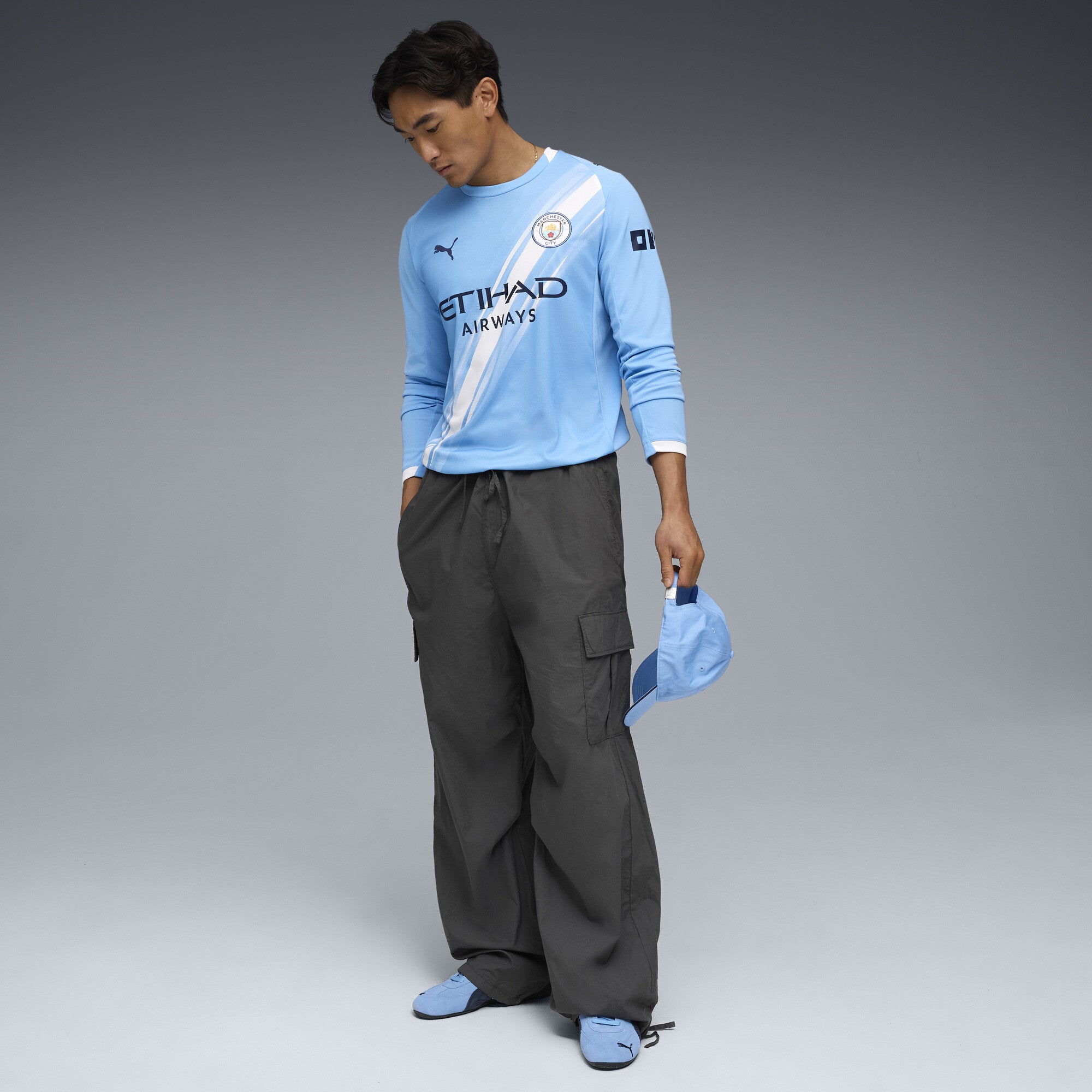 Manchester City 2025-26 LS Home Jersey