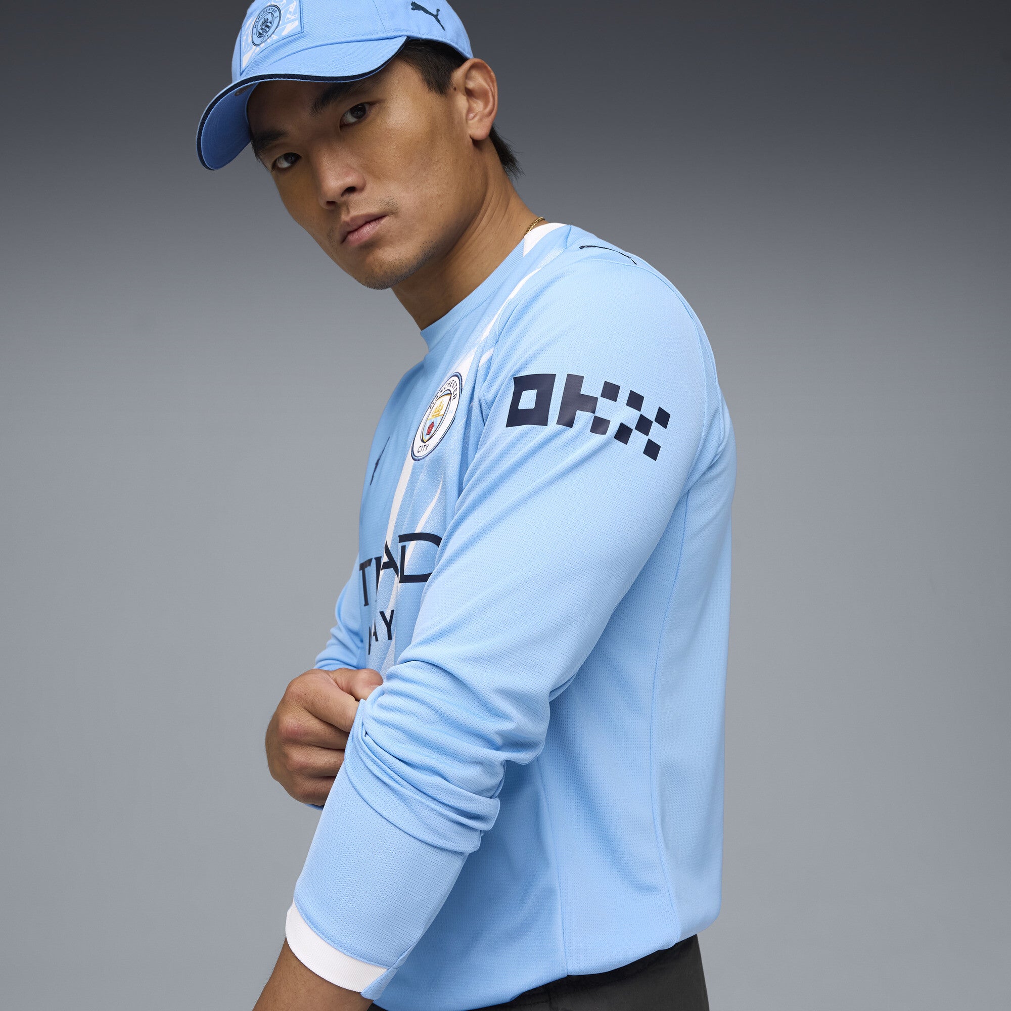 Manchester City 2025-26 LS Home Jersey