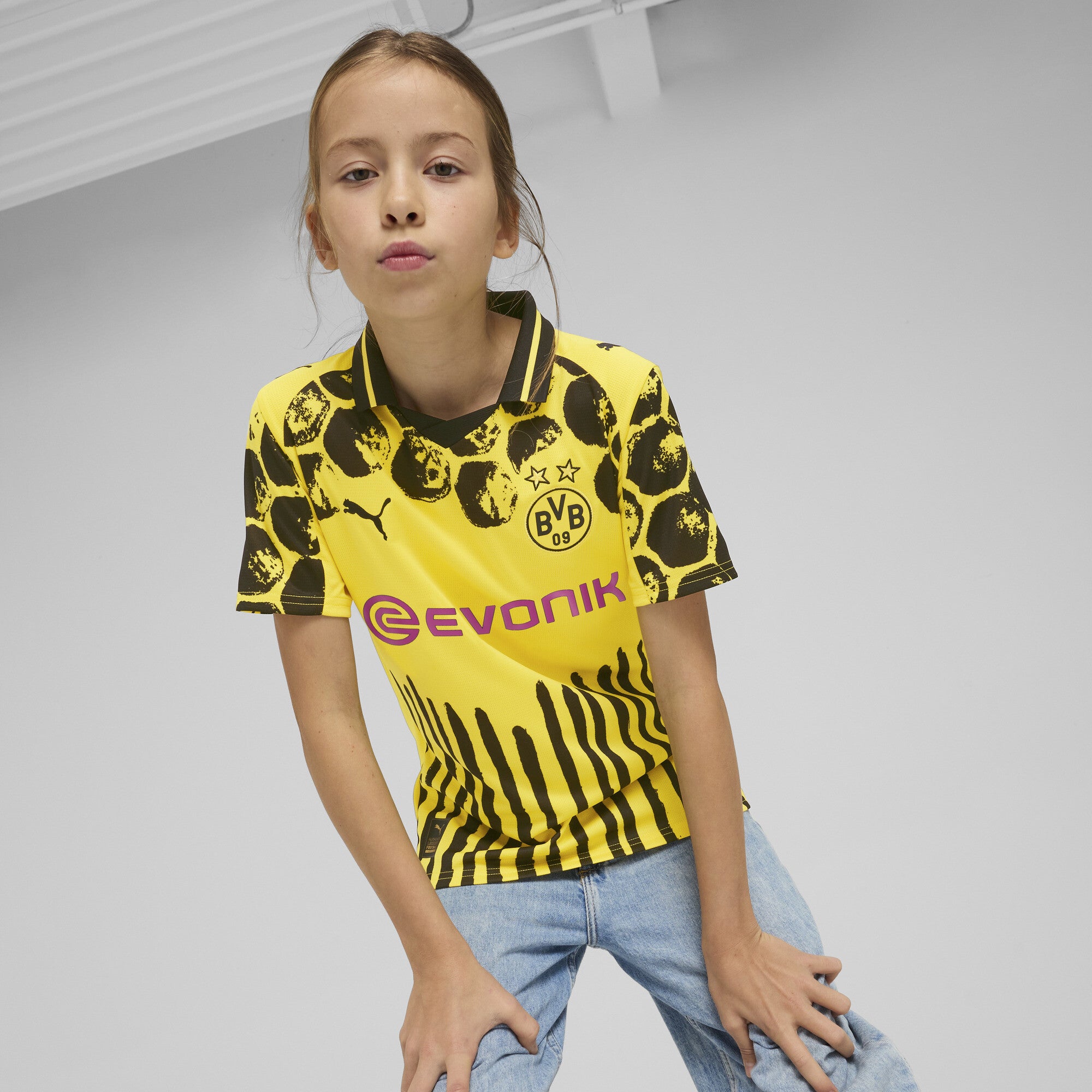 Borussia Dortmund 2025-26 Youth KIDSUPER Jersey