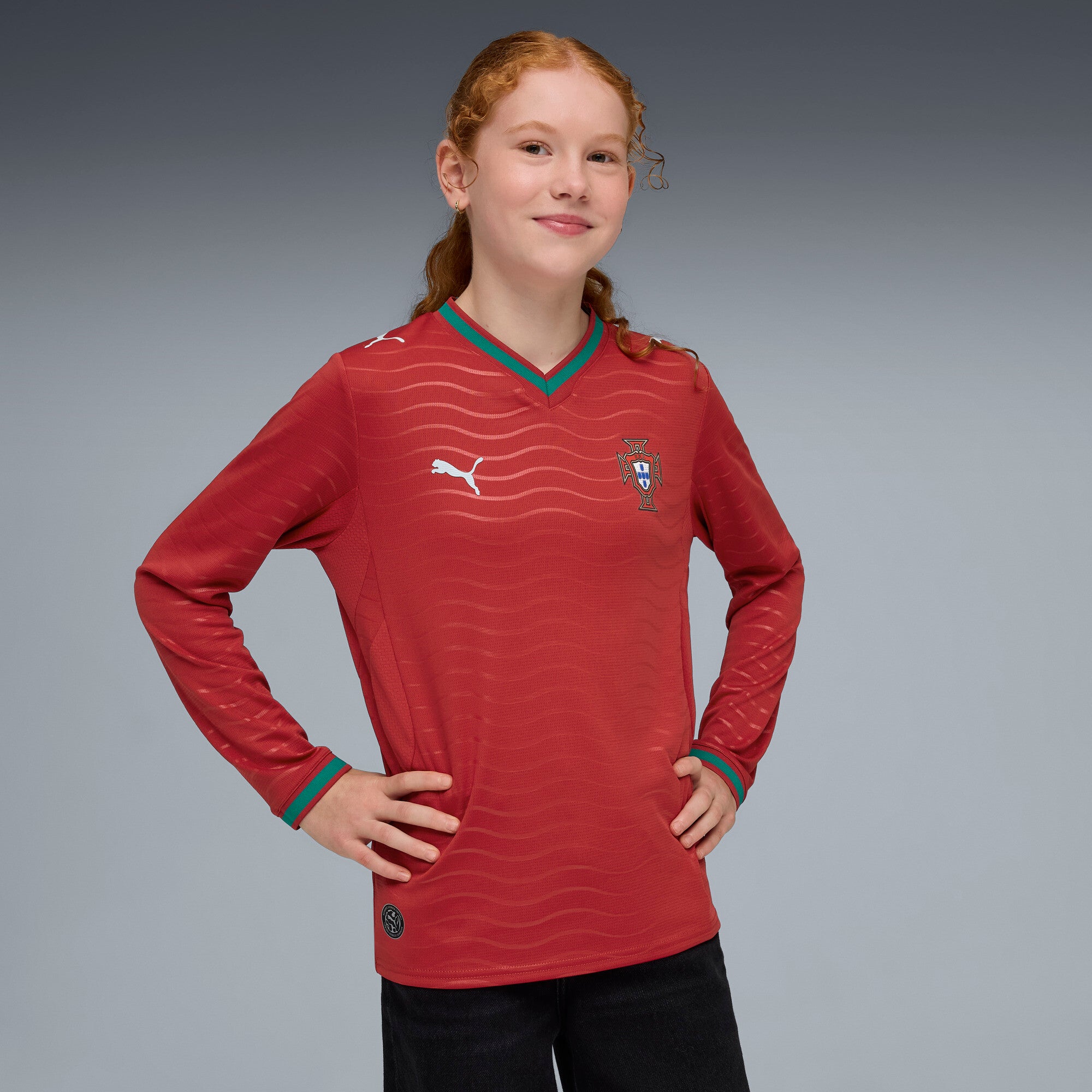 Portugal 2026 Youth LS Home Jersey