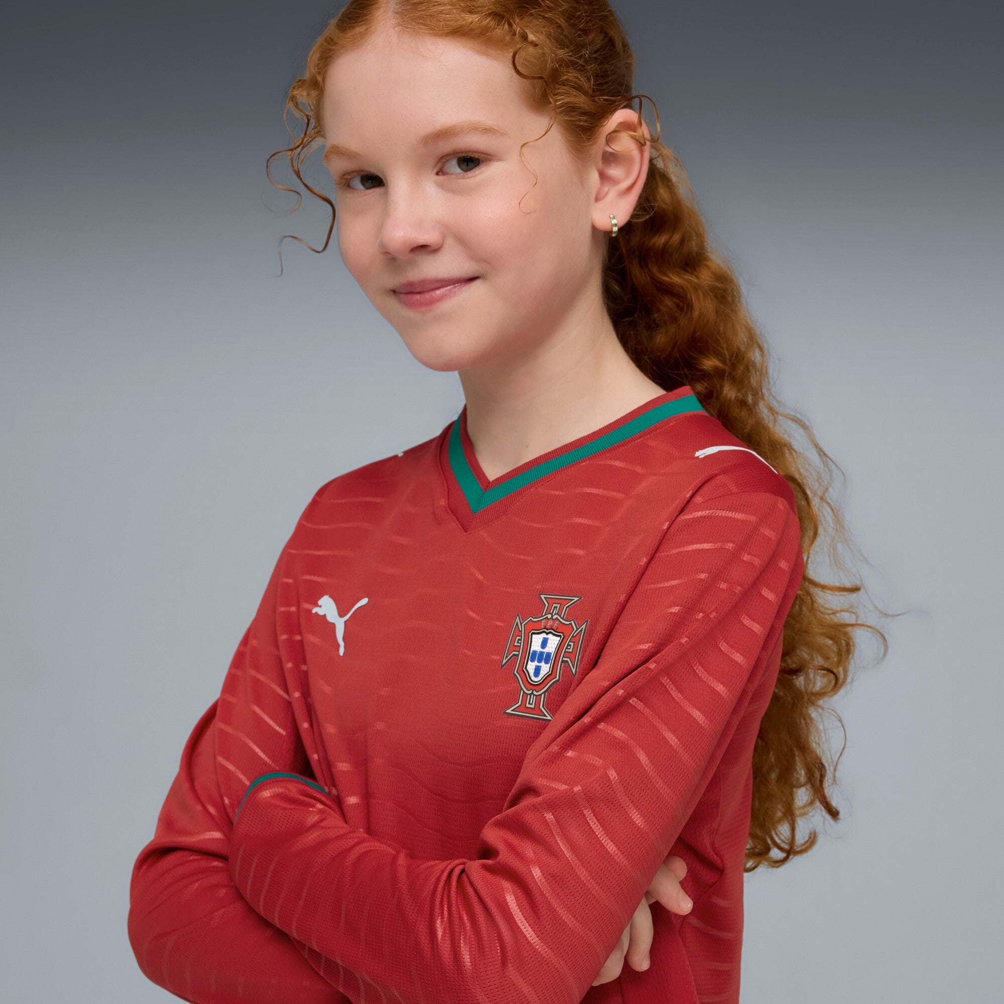 Portugal 2026 Youth LS Home Jersey