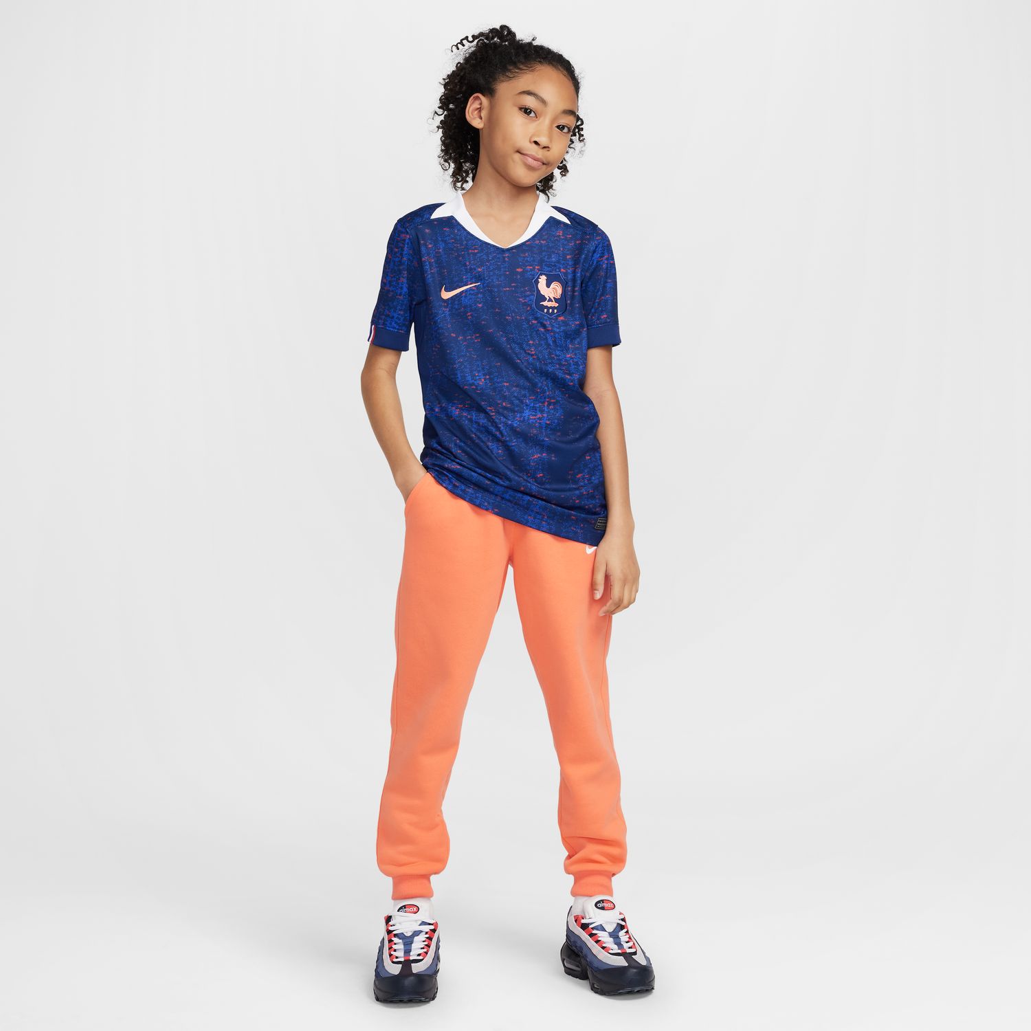 France 2025 WNT Youth Home Jersey