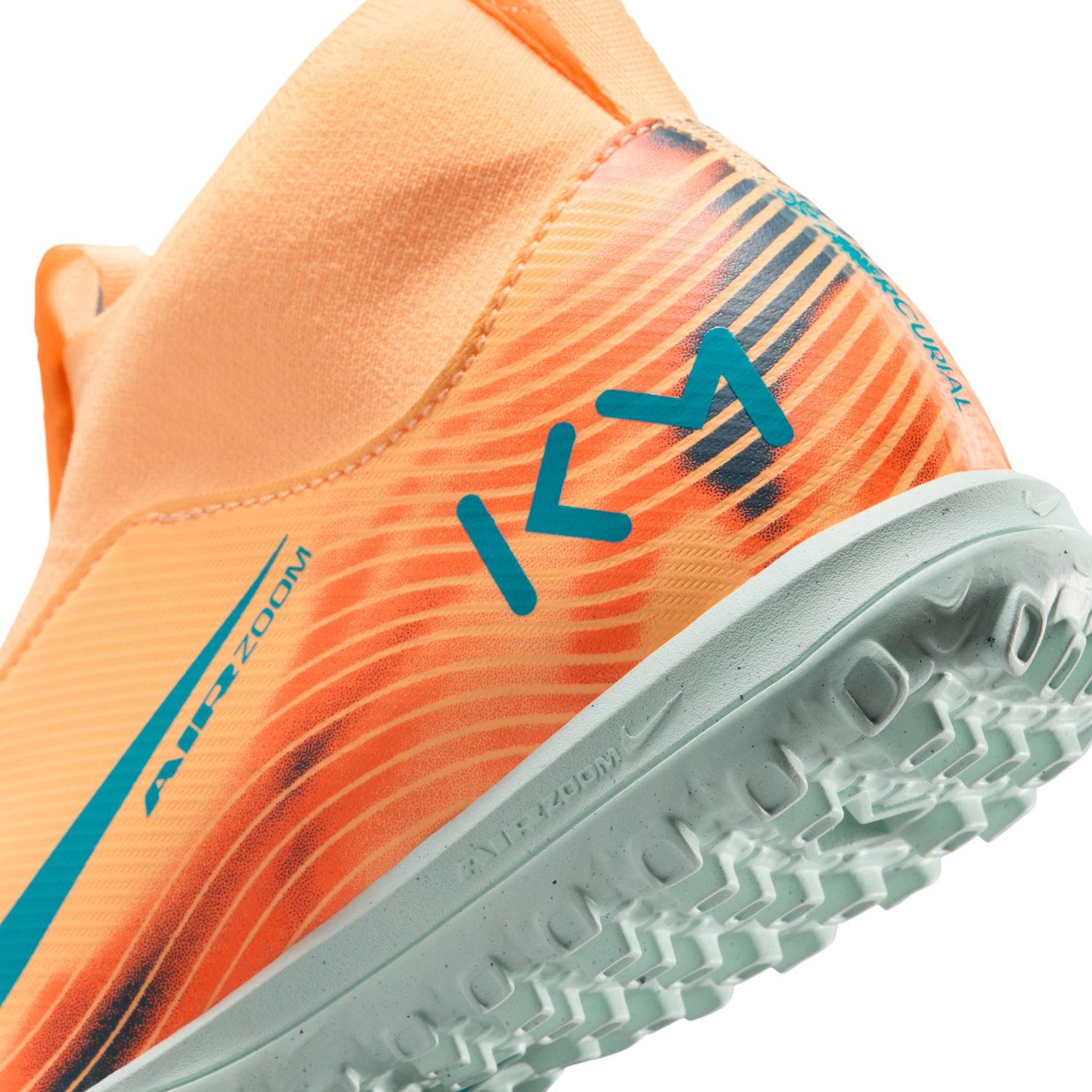 Jr. Mercurial Superfly 10 Academy "Kylian Mbappé" Big Kids' Turf High-Top Soccer Shoes