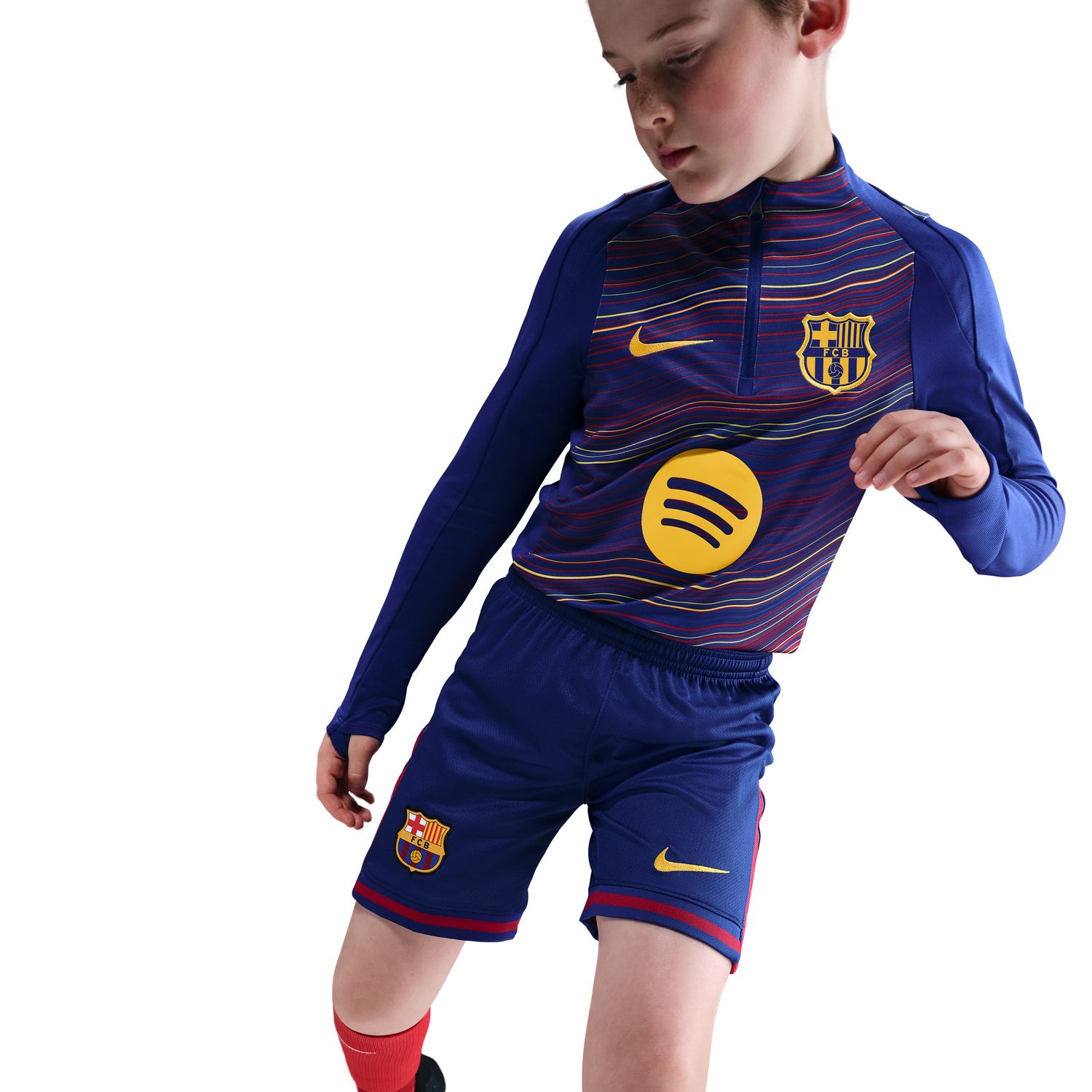 Barcelona 2025-26 Youth Home Shorts