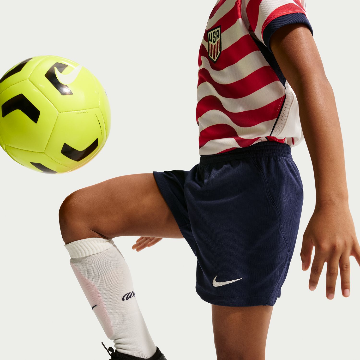 USMNT 2026 Stadium Home Little Kids' Nike Soccer Replica 3-Piece Kit