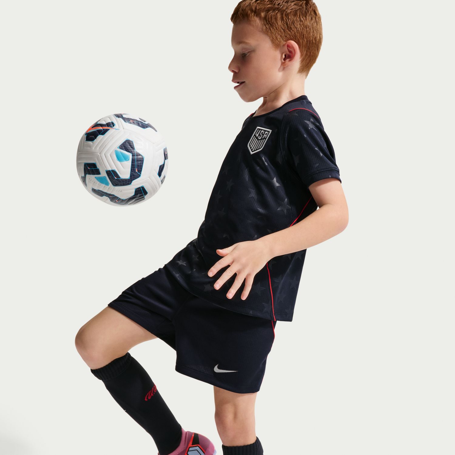 USMNT 2026 Stadium Away Little Kids' Nike Soccer Replica 3-Piece Kit