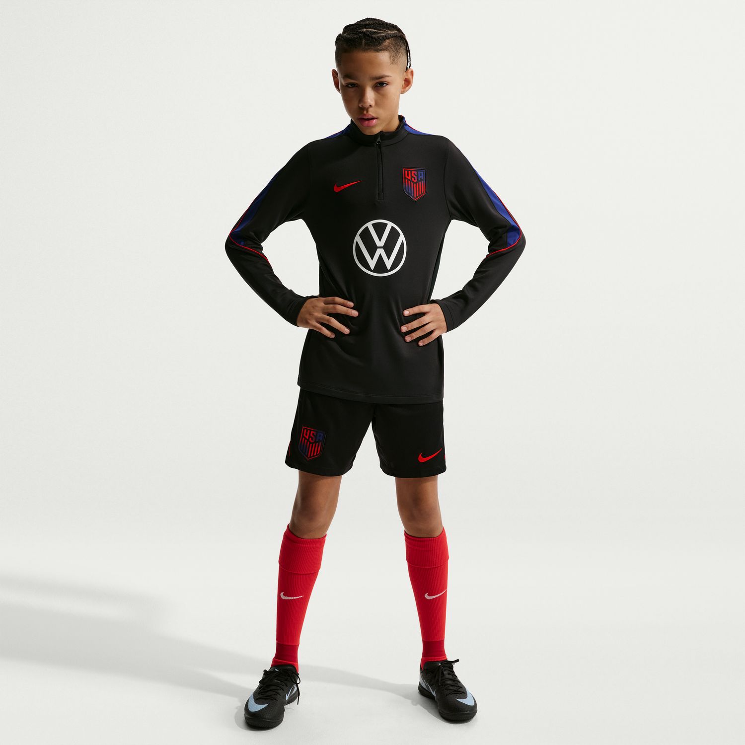 USA Strike Big Kids' Nike Dri-FIT Soccer Drill Top